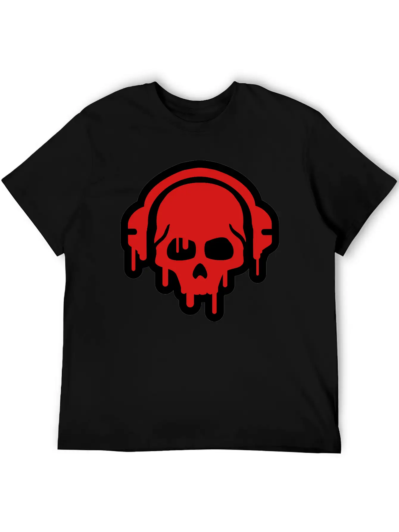 Skull_paint__f2 Basic Graphic T-Shirt – Daily Comfort In Soft Cotton