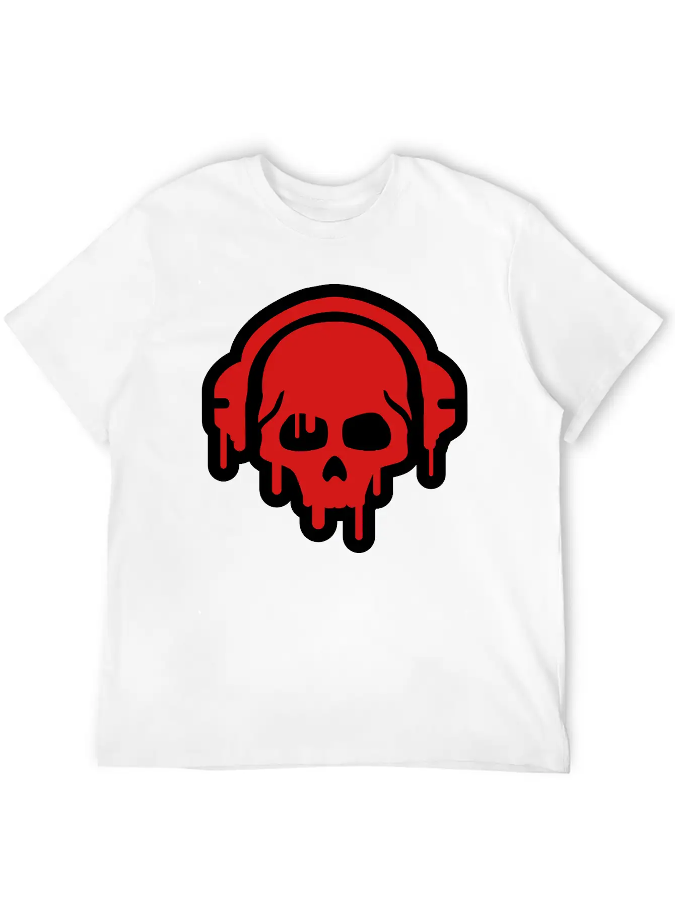 Skull_paint__f2 Basic Graphic T-Shirt – Daily Comfort In Soft Cotton