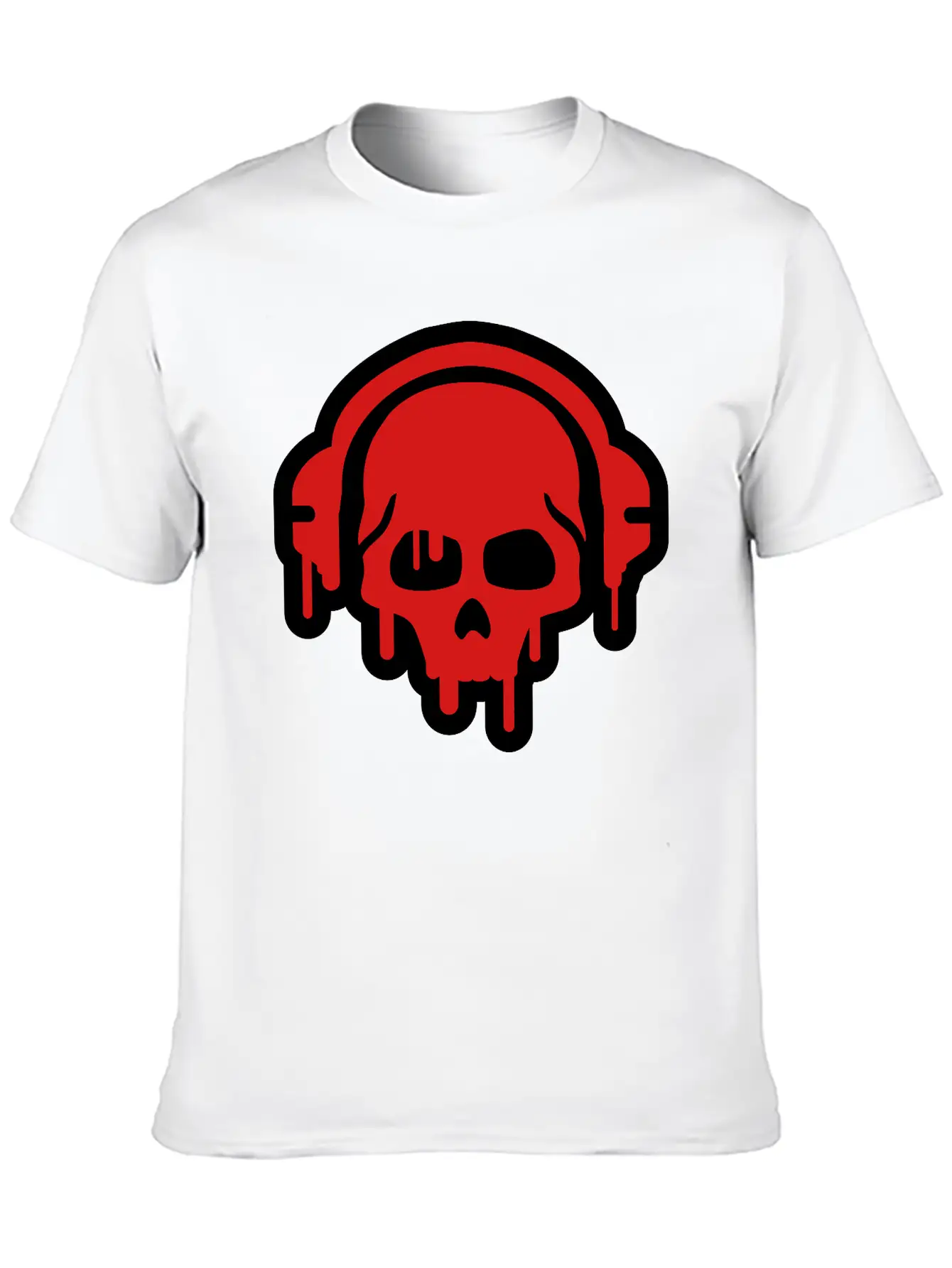 Skull_paint__f2 Basic Graphic T-Shirt – Daily Comfort In Soft Cotton