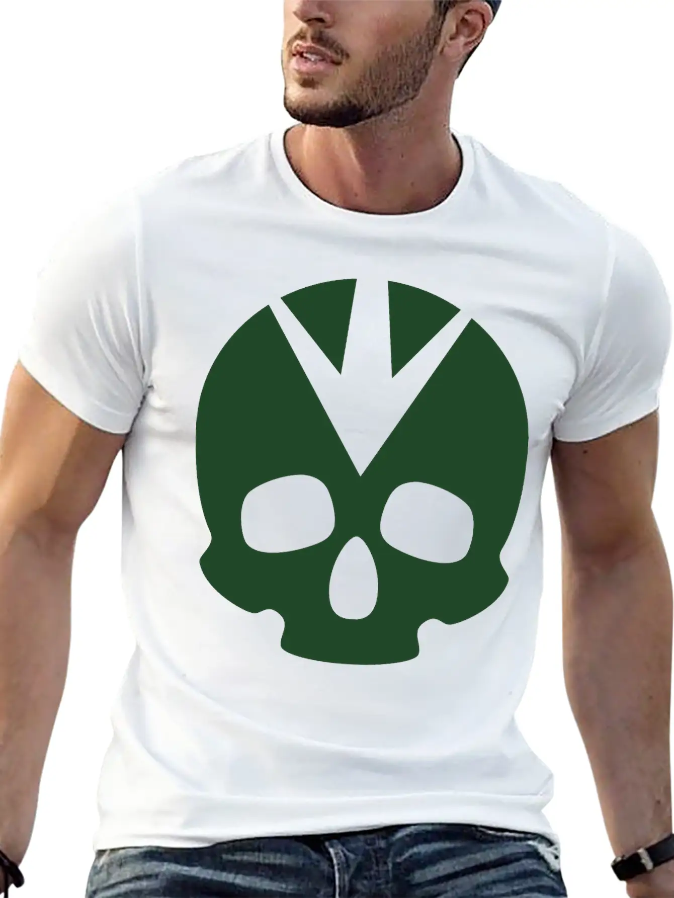 Skull Relaxed Everyday Tee – Lightweight And Durable Cotton