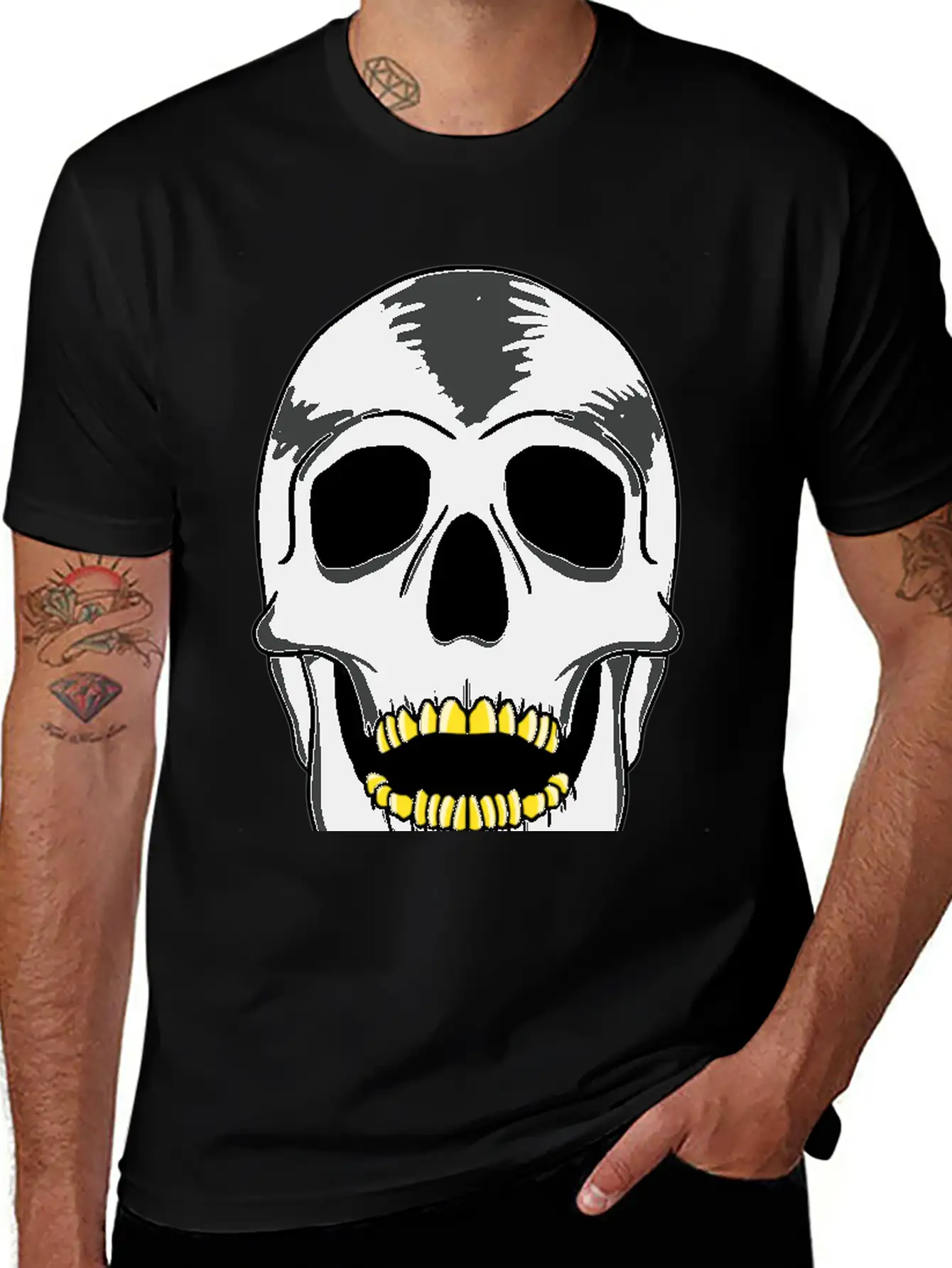 Skull Soft Cotton Short Sleeve Tee – Unisex Wardrobe Staple