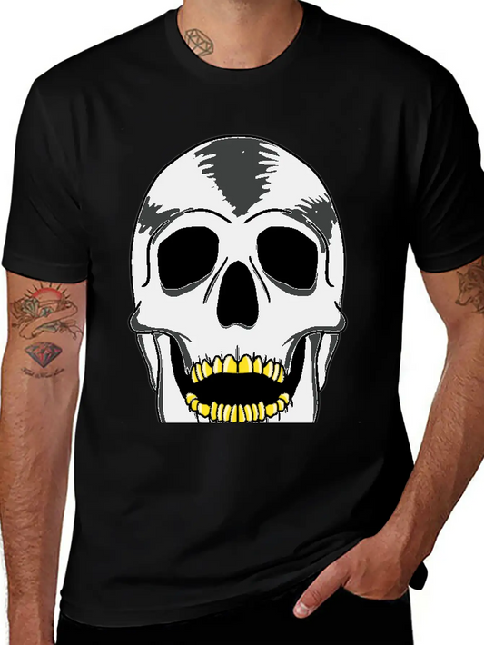Skull Soft Cotton Short Sleeve Tee – Unisex Wardrobe Staple