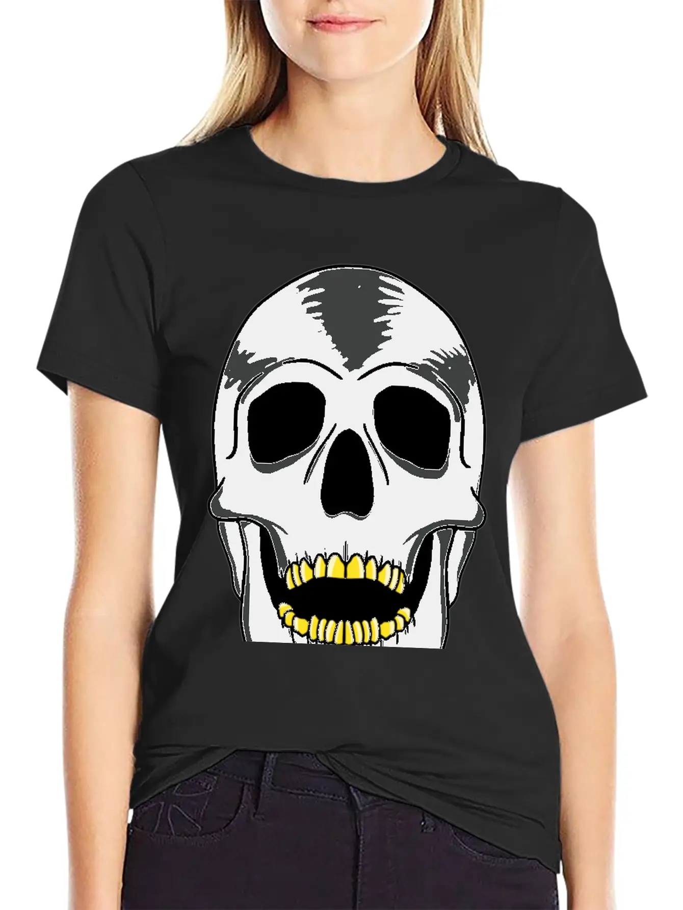 Skull Soft Cotton Short Sleeve Tee – Unisex Wardrobe Staple