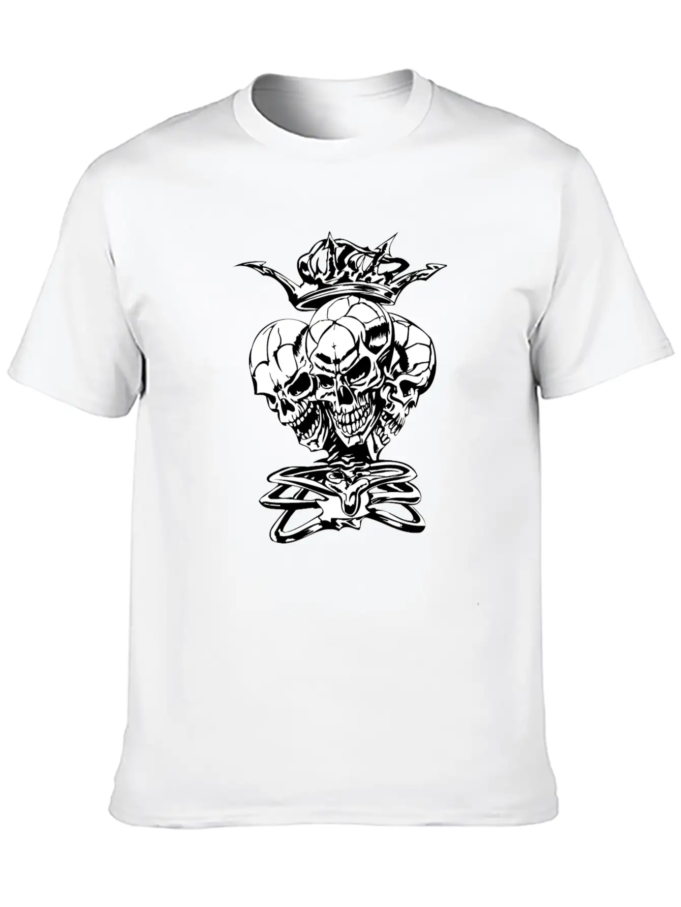 Skull Stylish Everyday T-Shirt – Unisex Basic Cotton Tee