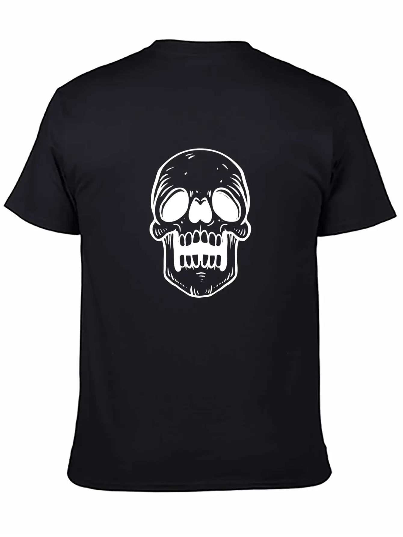 SKULL Unisex Casual T-Shirt – Clean Design For Daily Comfort