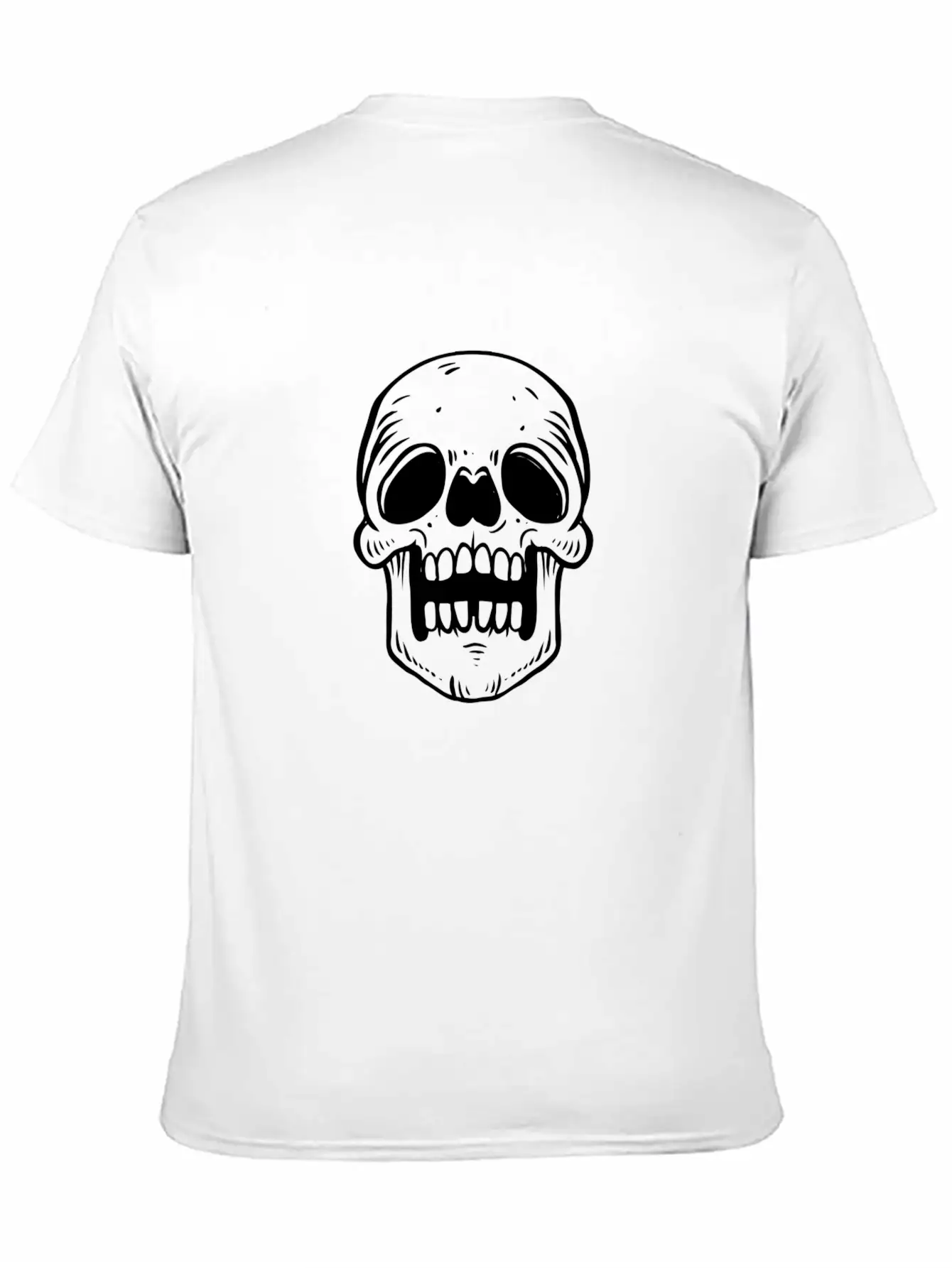 SKULL Unisex Casual T-Shirt – Clean Design For Daily Comfort