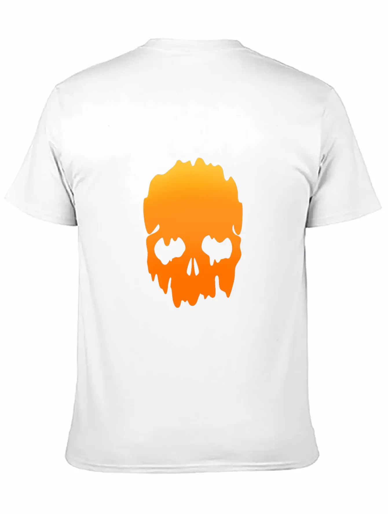 Skull With Colour Gradient Soft Cotton Short Sleeve Tee – Unisex Wardrobe Staple