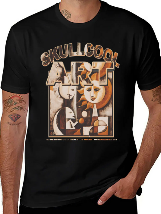 Skullcool Art Design 2024 Unisex Casual T-Shirt – Clean Design For Daily Comfort
