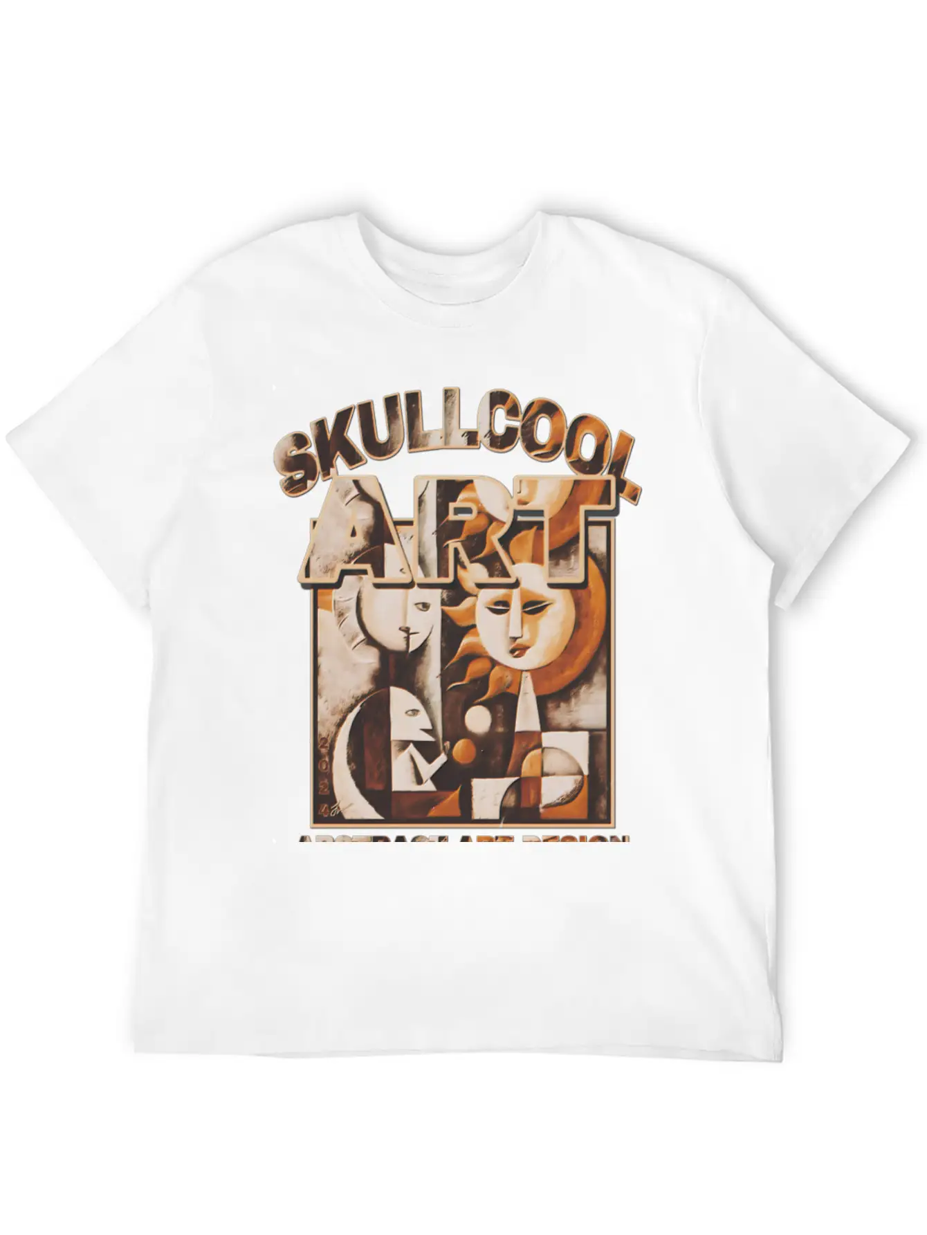 Skullcool Art Design 2024 Unisex Casual T-Shirt – Clean Design For Daily Comfort