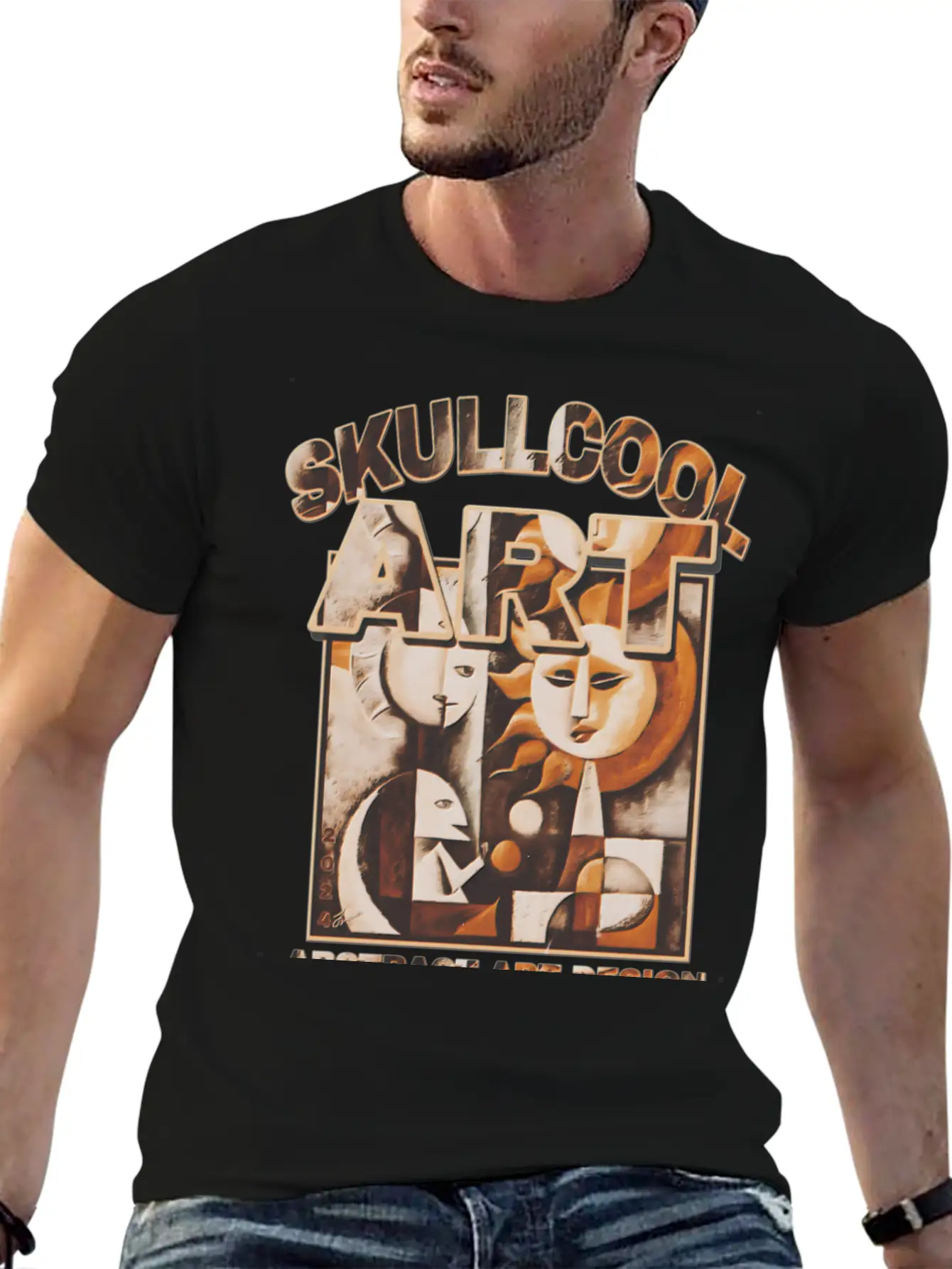 Skullcool Art Design 2024 Unisex Casual T-Shirt – Clean Design For Daily Comfort