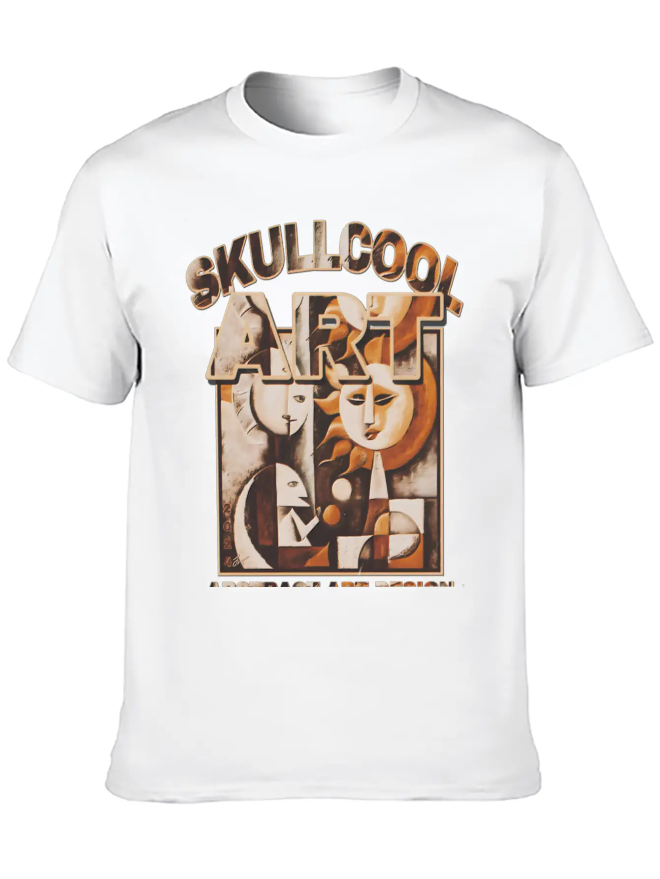 Skullcool Art Design 2024 Unisex Casual T-Shirt – Clean Design For Daily Comfort