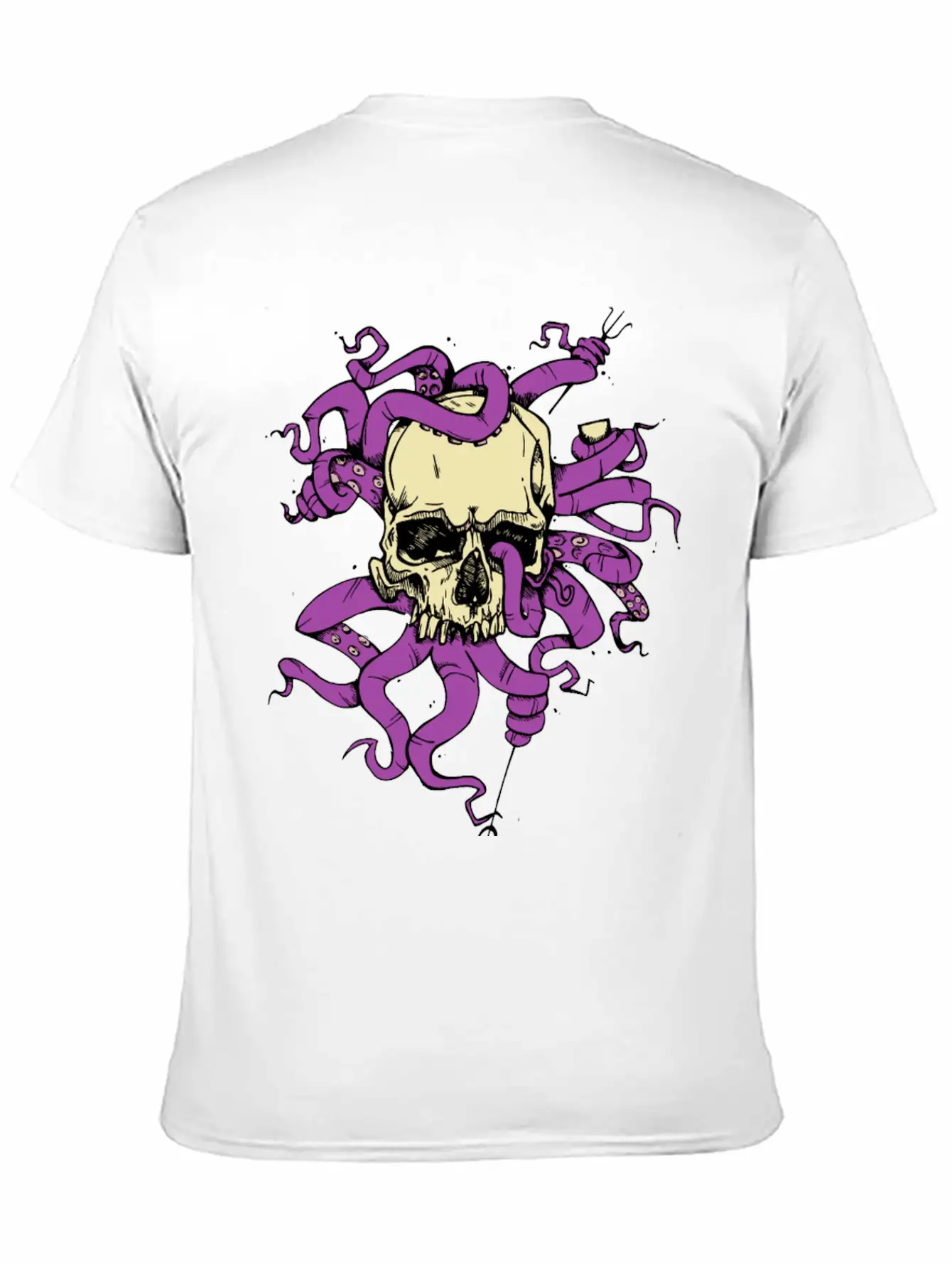 Skulltopus COLORED Modern Fit Casual T-Shirt – Clean And Versatile Design
