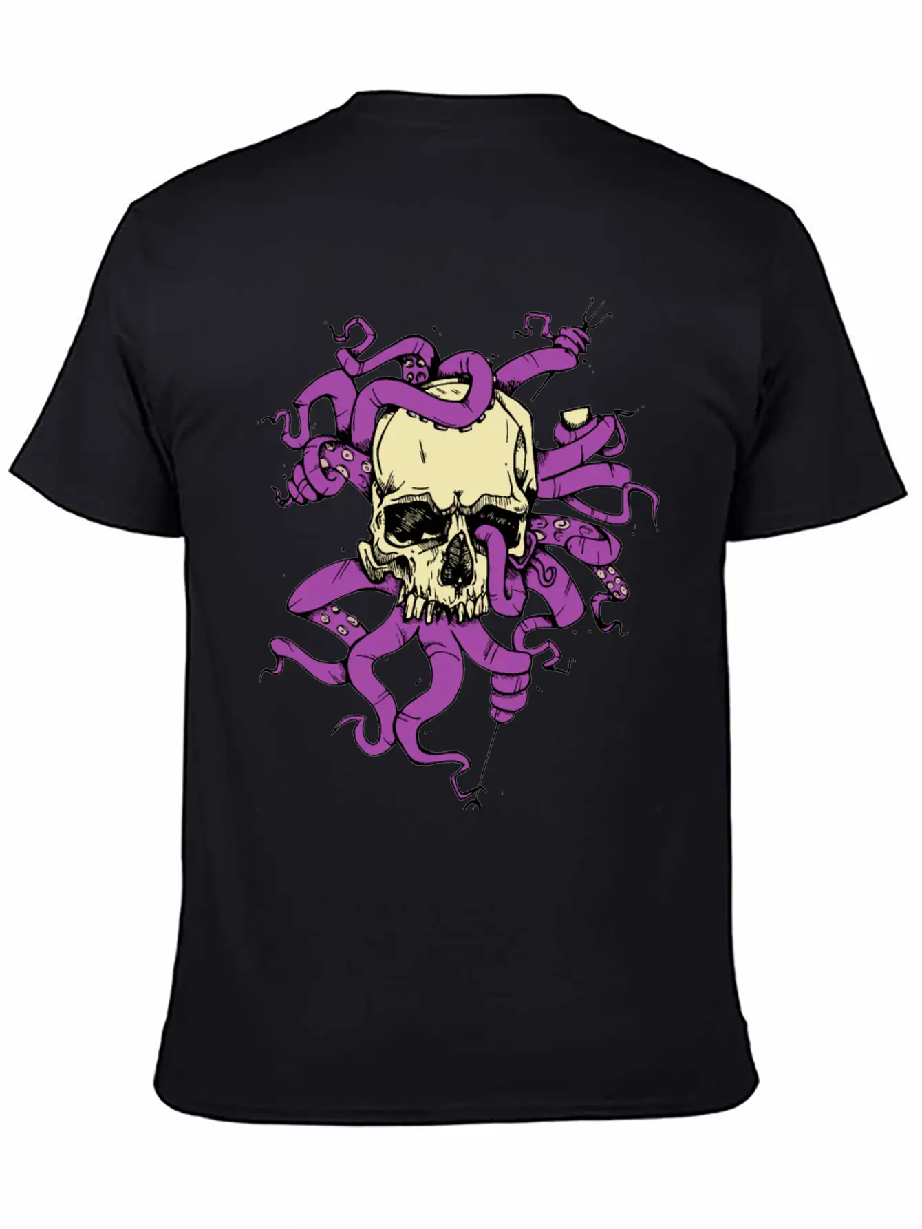 Skulltopus COLORED Modern Fit Casual T-Shirt – Clean And Versatile Design