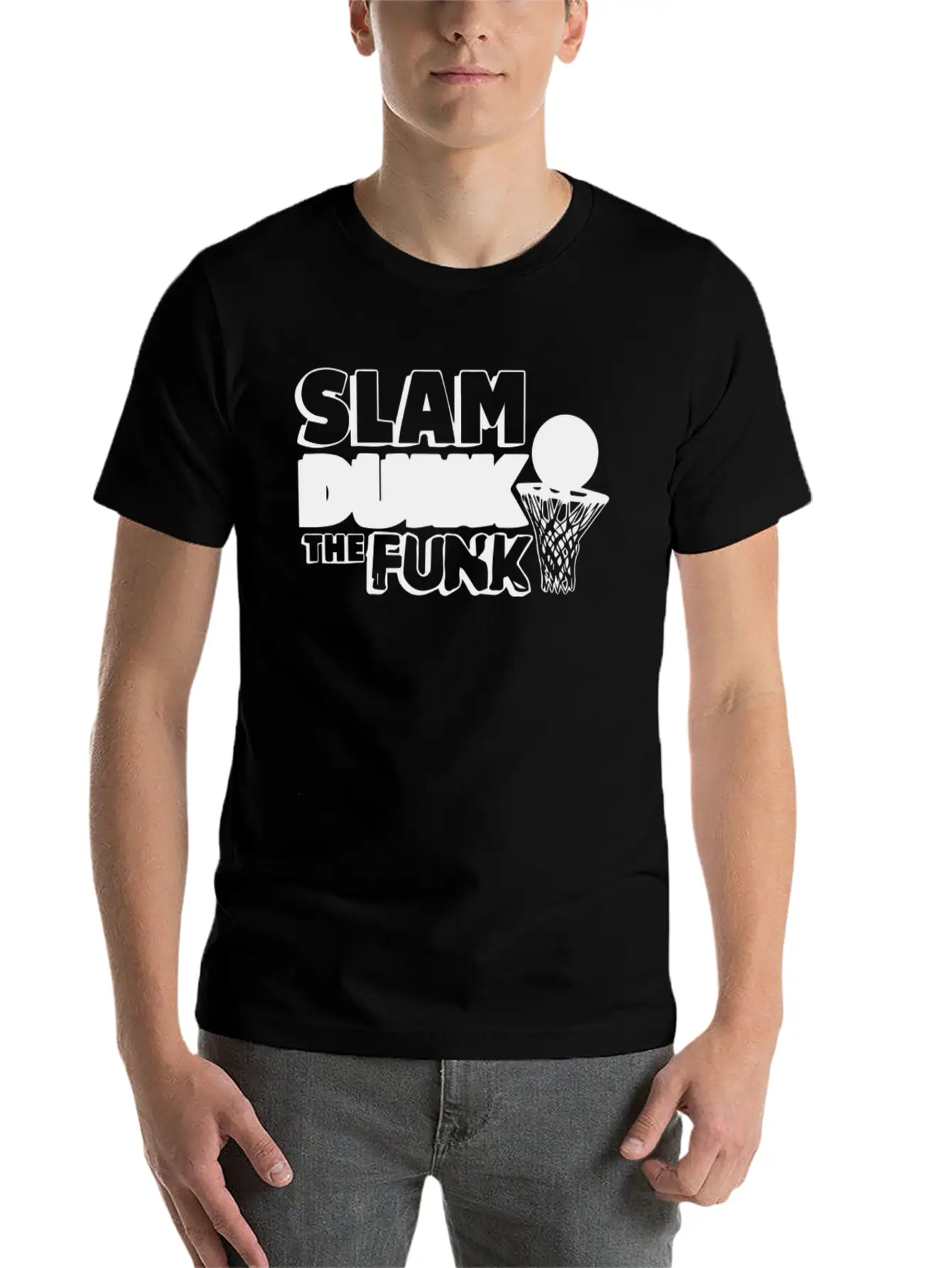 Slam Dunk The Funk Modern Fit Casual T-Shirt – Clean And Versatile Design