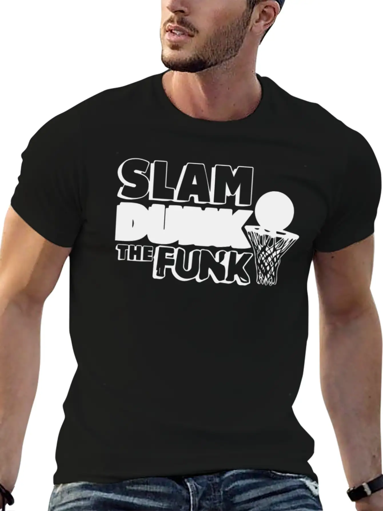 Slam Dunk The Funk Modern Fit Casual T-Shirt – Clean And Versatile Design