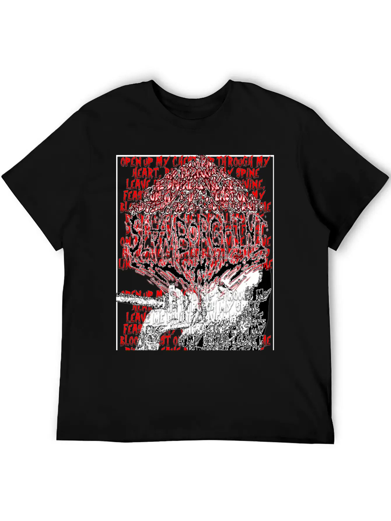 Slamborghini Disregarded Divinity Lyric T-Shirt Classic Fit Graphic Tee For Daily Comfort – Unisex Cotton Shirt