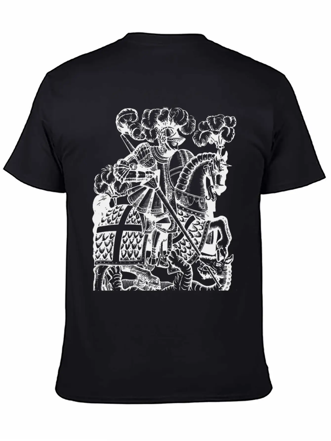 Slaying The Dragon Modern Fit Casual T-Shirt – Clean And Versatile Design