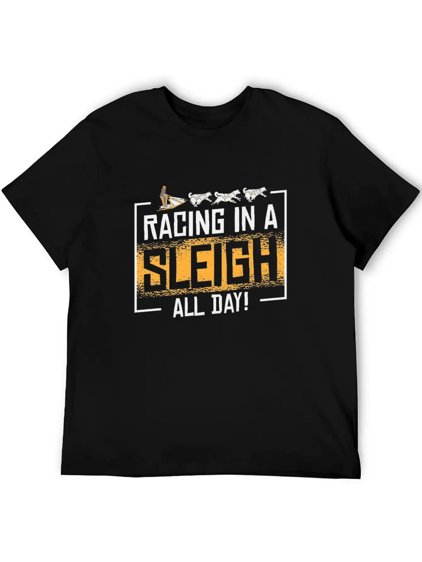 Sledding Sled Dog Racing In A Sleigh Alaskan Soft Cotton Short Sleeve Tee – Unisex Wardrobe Staple