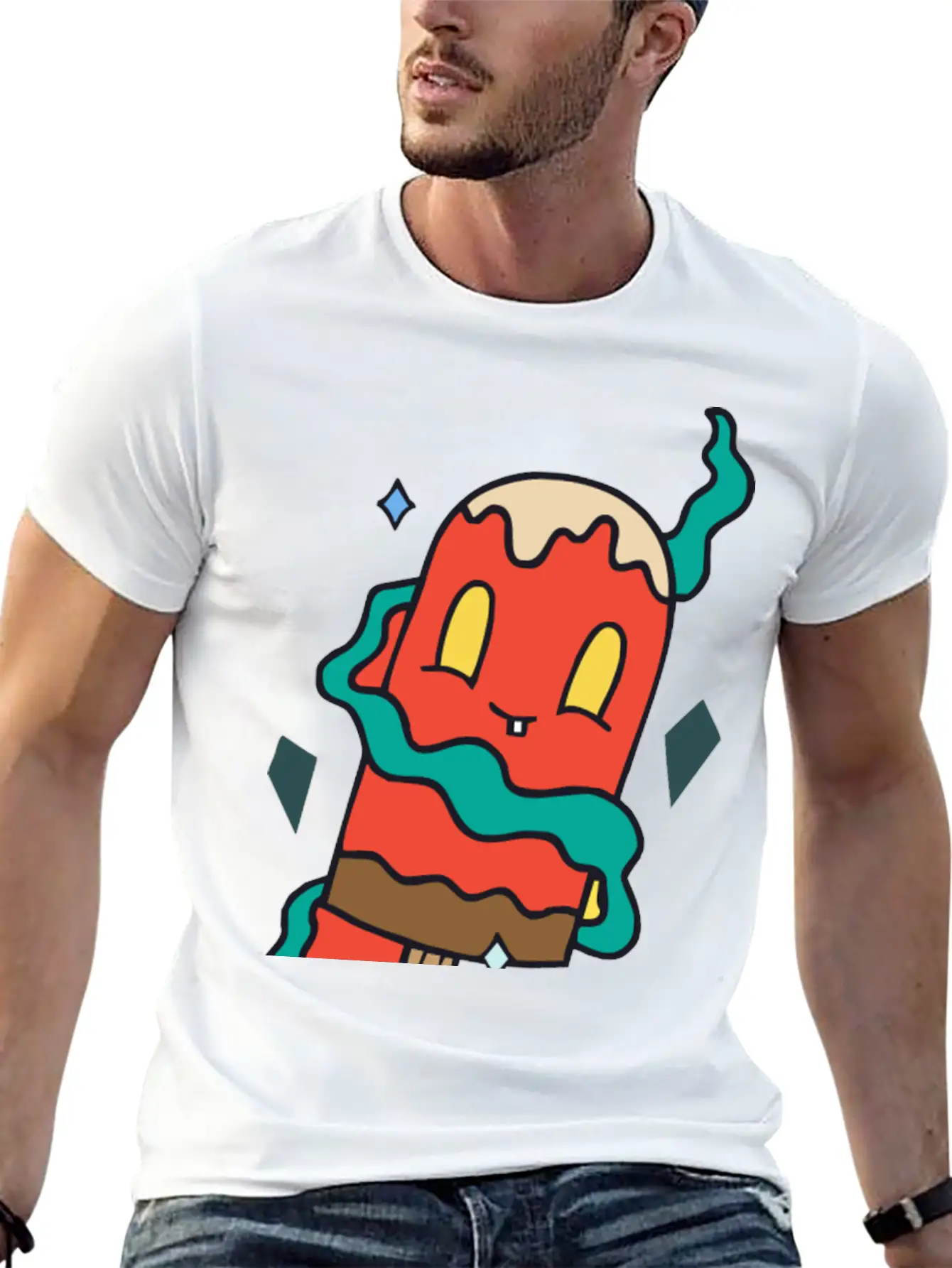 Sleep Ice Cream Classic Fit Graphic Tee For Daily Comfort – Unisex Cotton Shirt