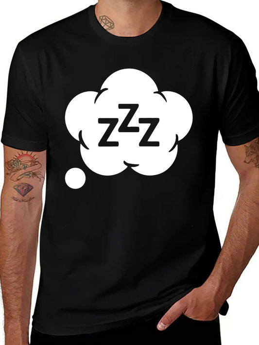 Sleep Sleeping Cloud Clouds Symbol Classic Fit Graphic Tee For Daily Comfort – Unisex Cotton Shirt