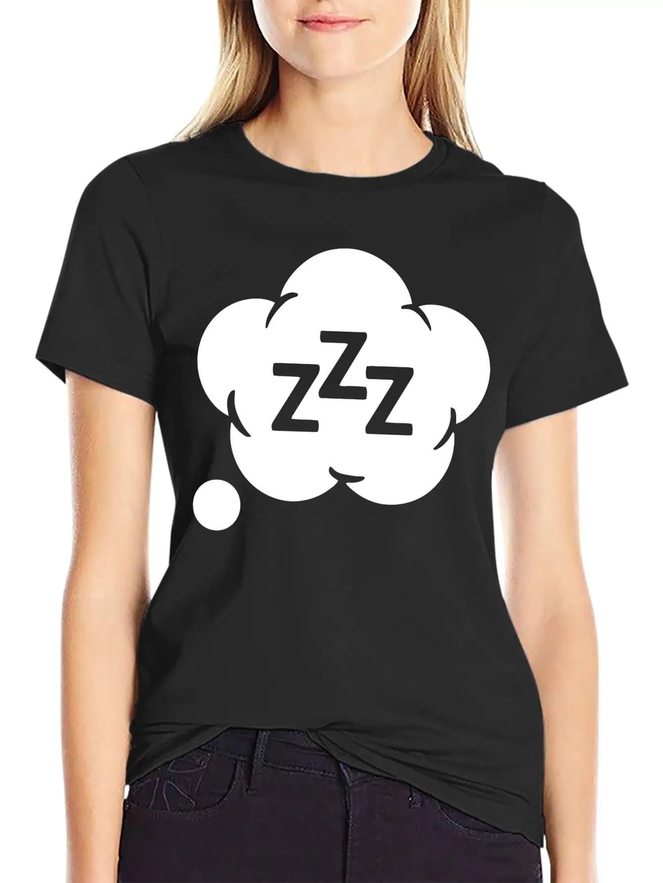 Sleep Sleeping Cloud Clouds Symbol Classic Fit Graphic Tee For Daily Comfort – Unisex Cotton Shirt