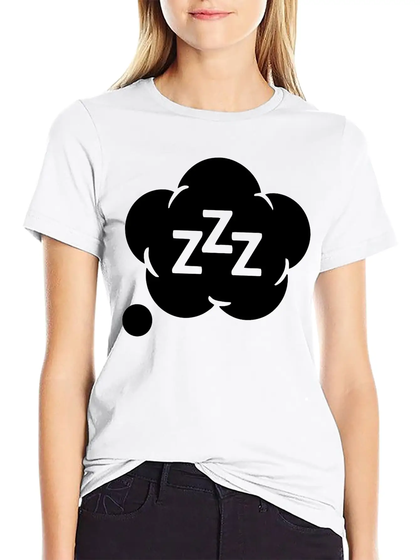 Sleep Sleeping Cloud Clouds Symbol Classic Fit Graphic Tee For Daily Comfort – Unisex Cotton Shirt