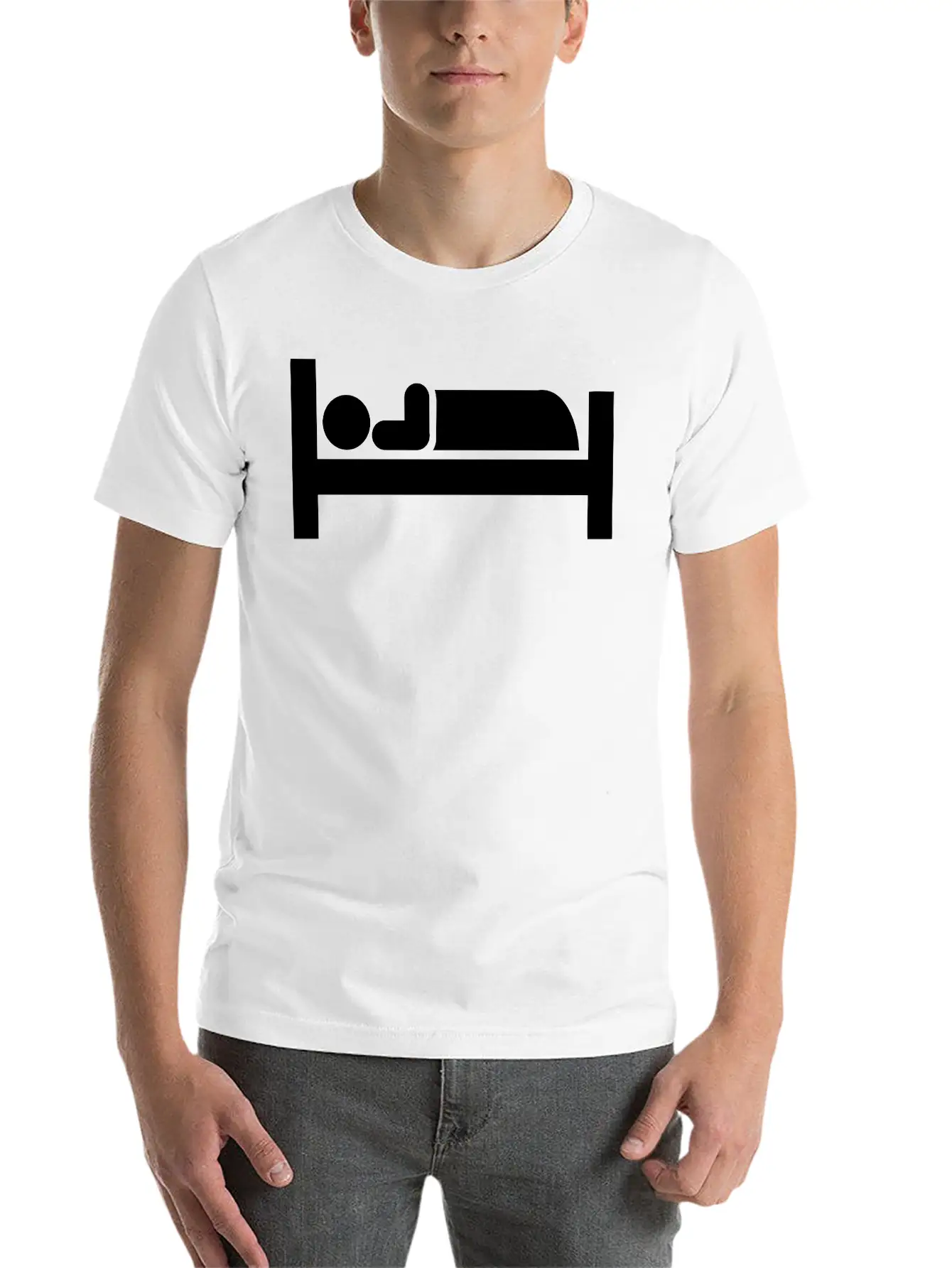 Sleep Unisex Casual T-Shirt – Clean Design For Daily Comfort