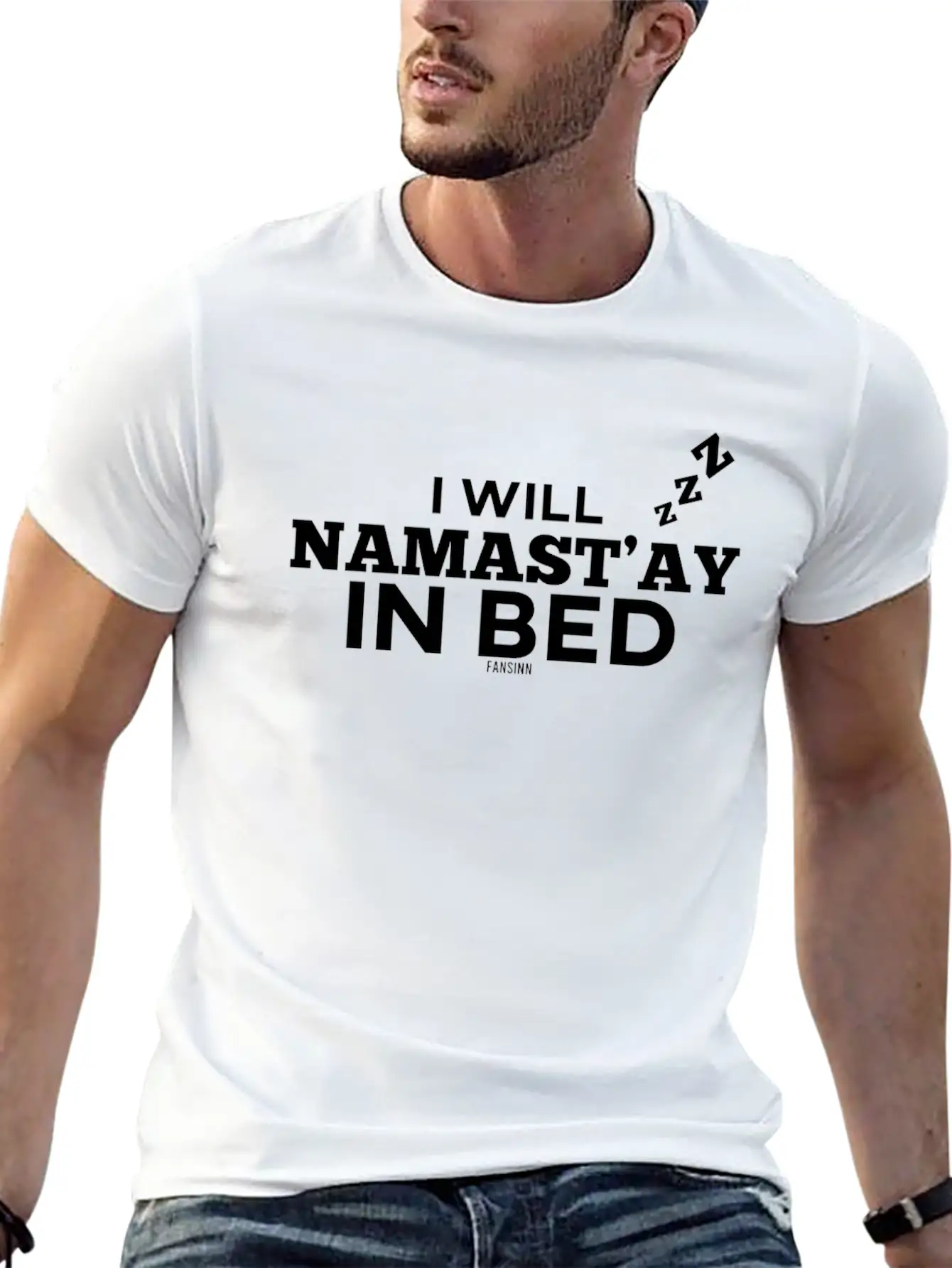 Sleeping Tired Lazy Yoga Comfortable Minimalist Graphic Tee – Summer Style Essential