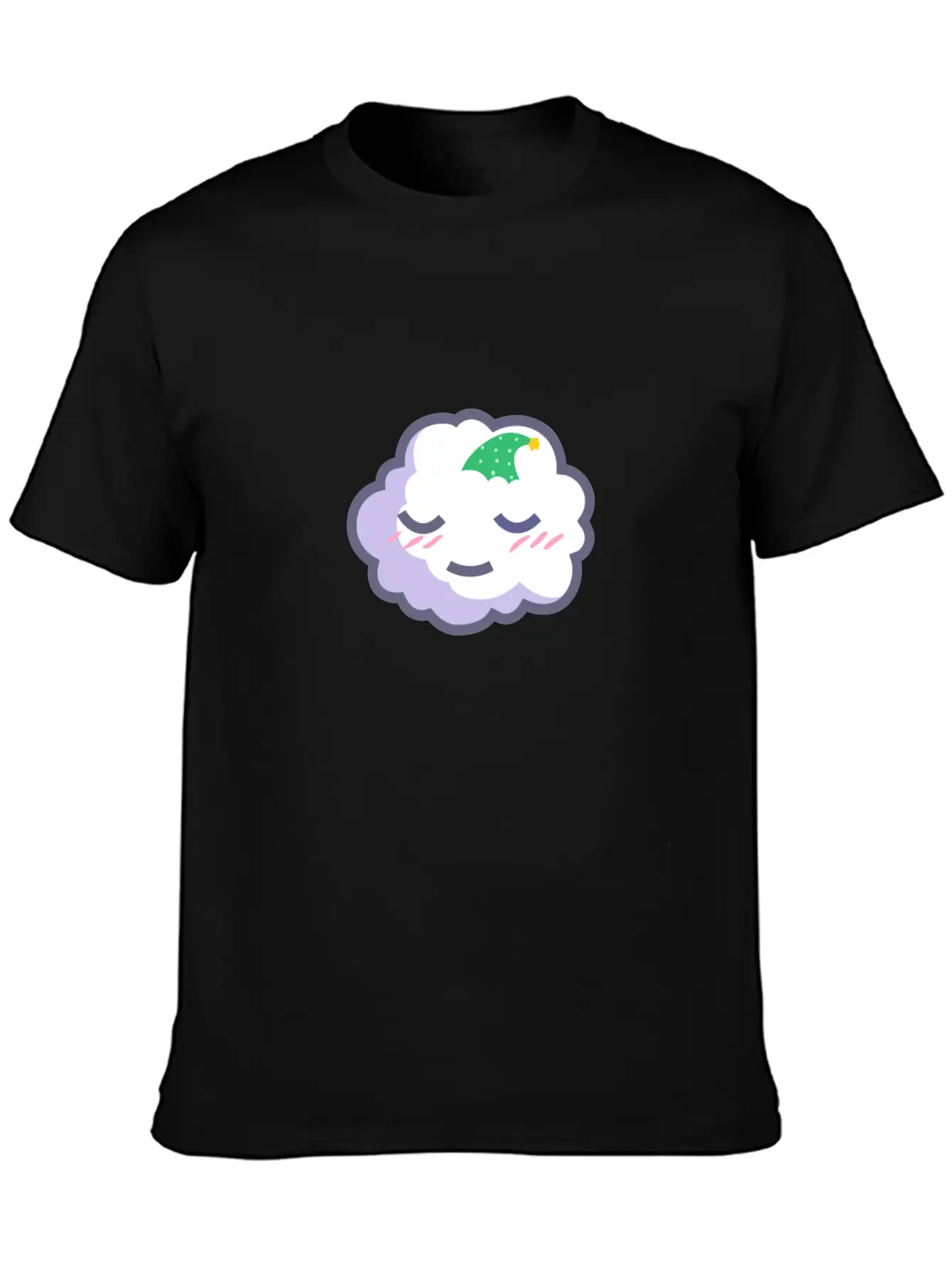 Sleepy Cloud Essential Cotton Tee For Daily Outfits – Unisex Style