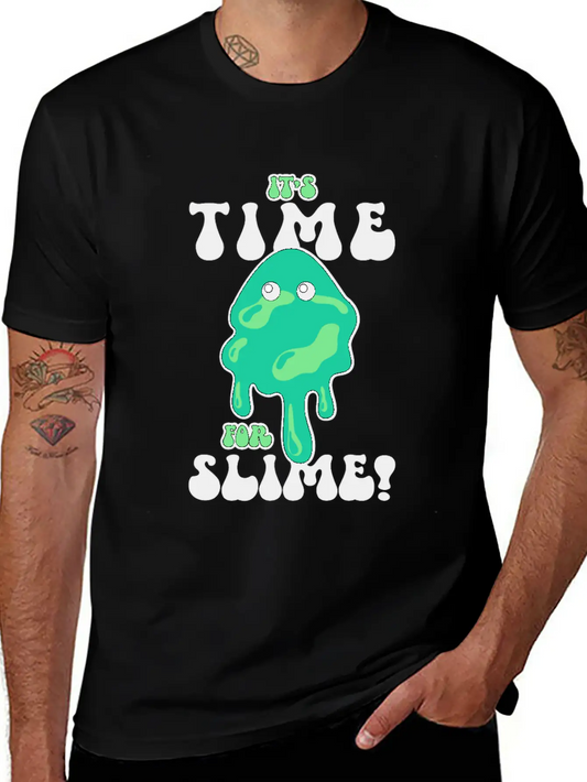 Slime Puddle Cool Cute Adorable For Slime Maker Lightweight Cotton T-Shirt – Daily Comfort Graphic Shirt