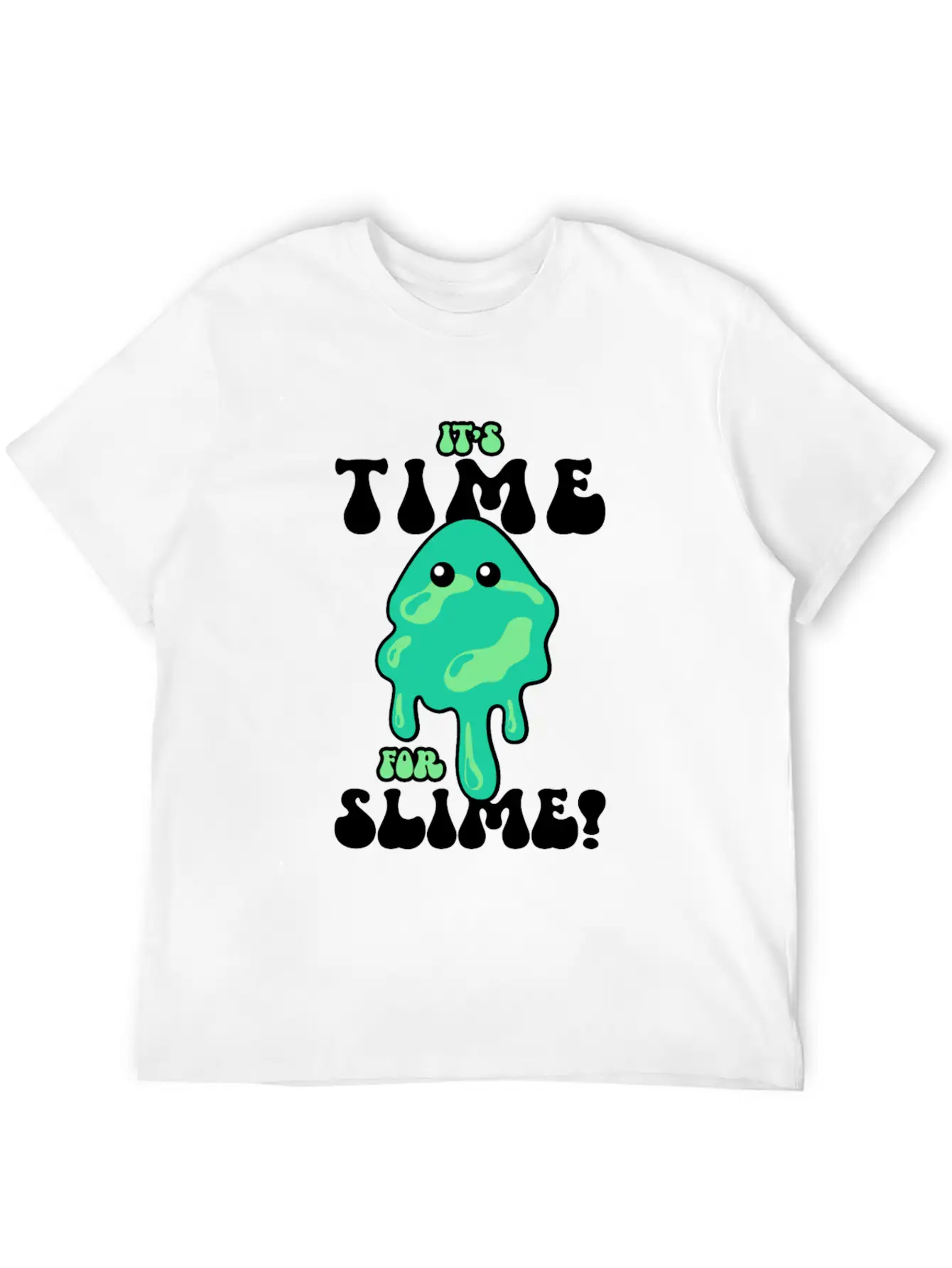 Slime Puddle Cool Cute Adorable For Slime Maker Lightweight Cotton T-Shirt – Daily Comfort Graphic Shirt