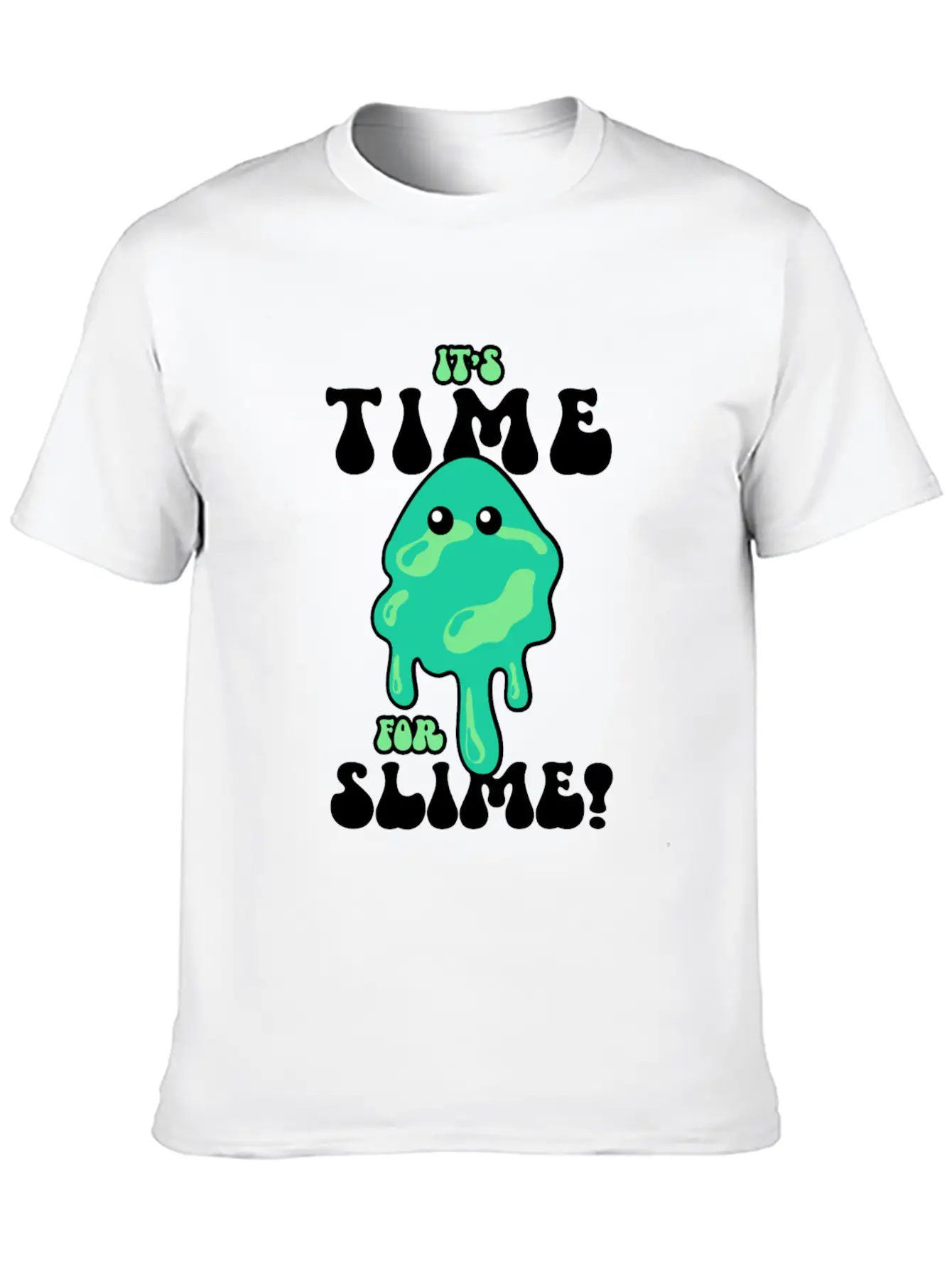 Slime Puddle Cool Cute Adorable For Slime Maker Lightweight Cotton T-Shirt – Daily Comfort Graphic Shirt