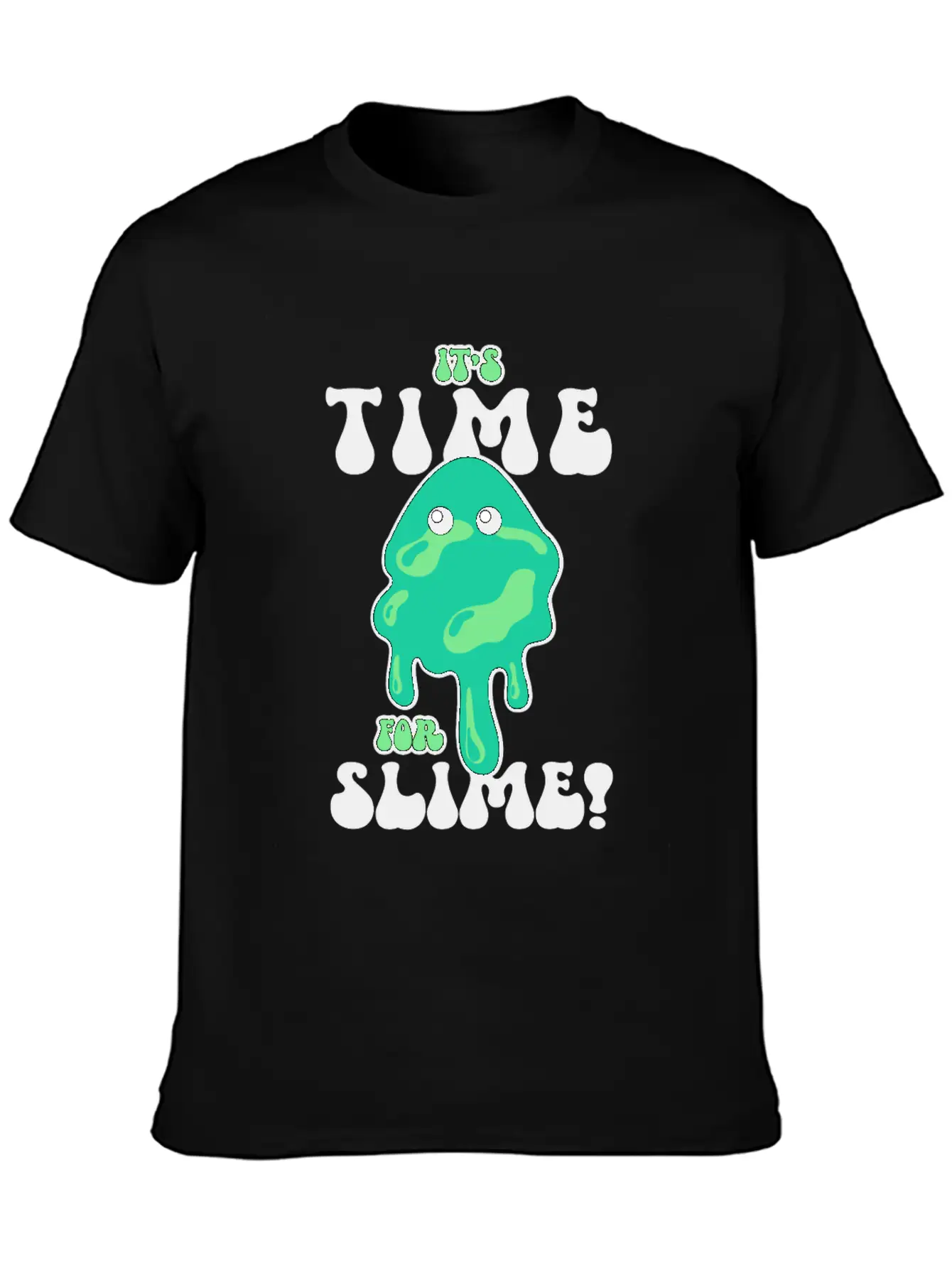 Slime Puddle Cool Cute Adorable For Slime Maker Lightweight Cotton T-Shirt – Daily Comfort Graphic Shirt
