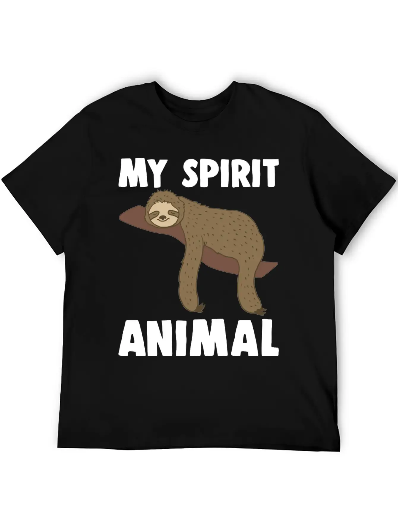 Sloth Is My Spirit Animal Classic Fit Graphic Tee For Daily Comfort – Unisex Cotton Shirt