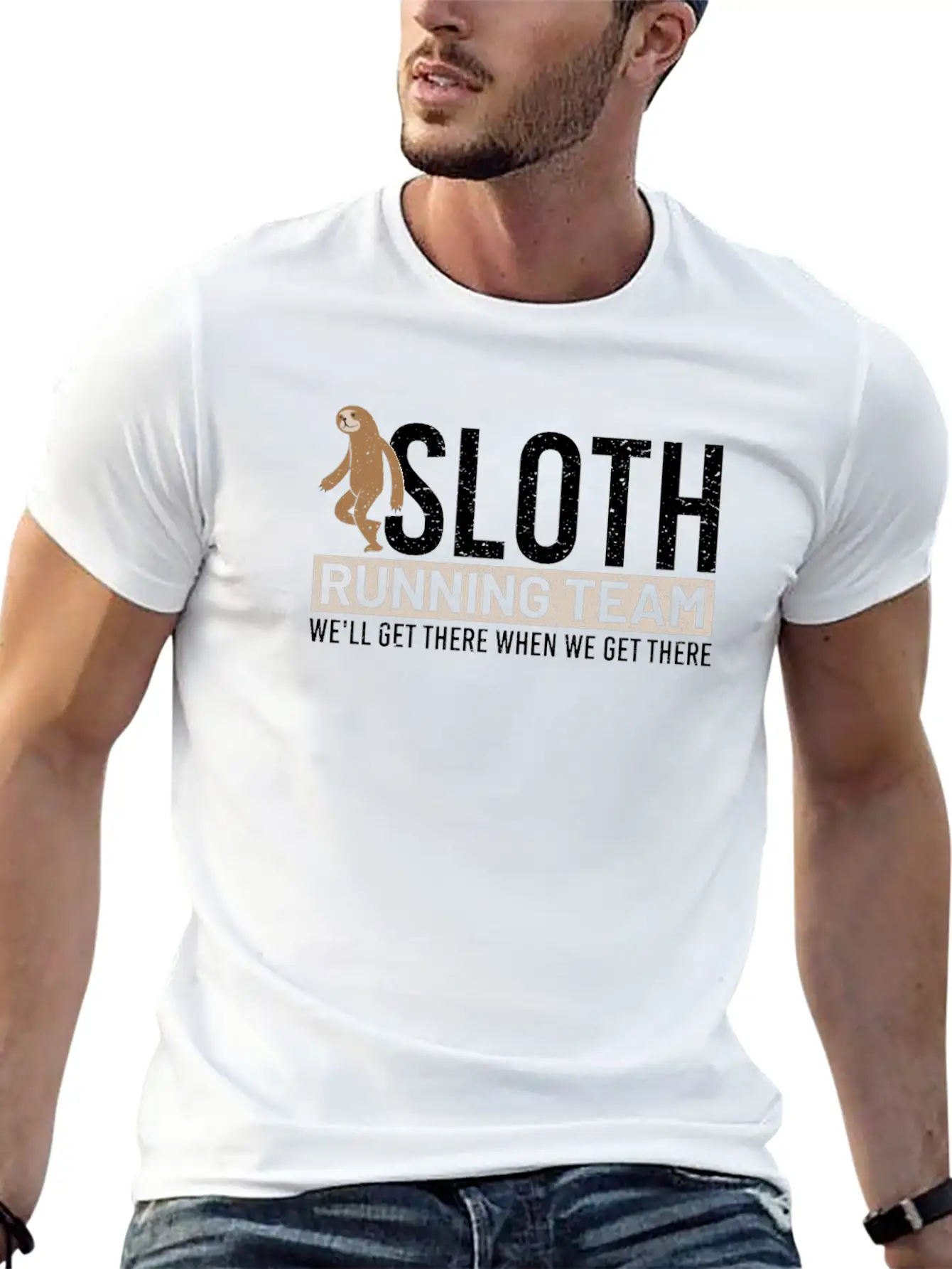 Sloth Tired Lazy Sleep Basic Graphic T-Shirt – Daily Comfort In Soft Cotton