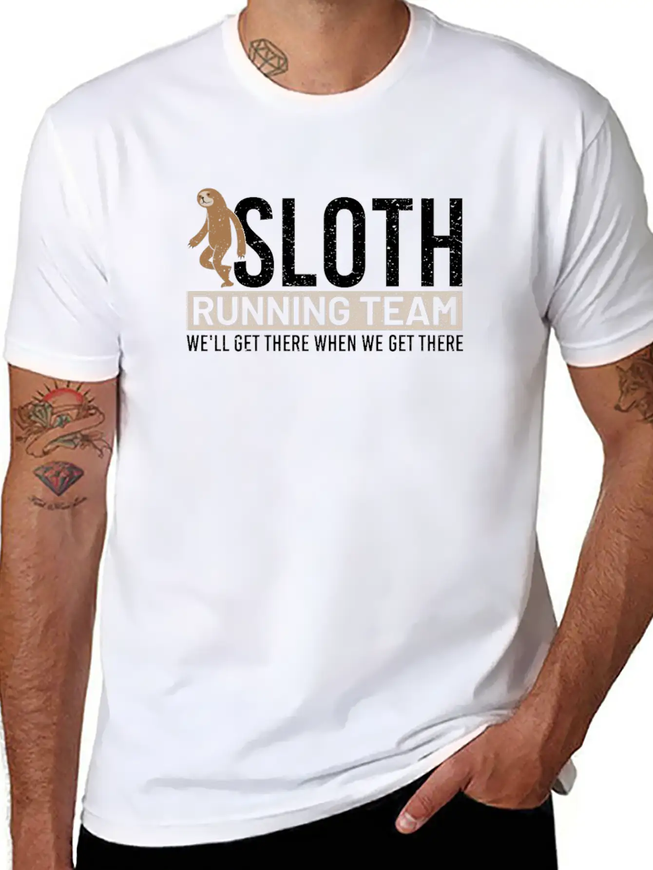 Sloth Tired Lazy Sleep Basic Graphic T-Shirt – Daily Comfort In Soft Cotton