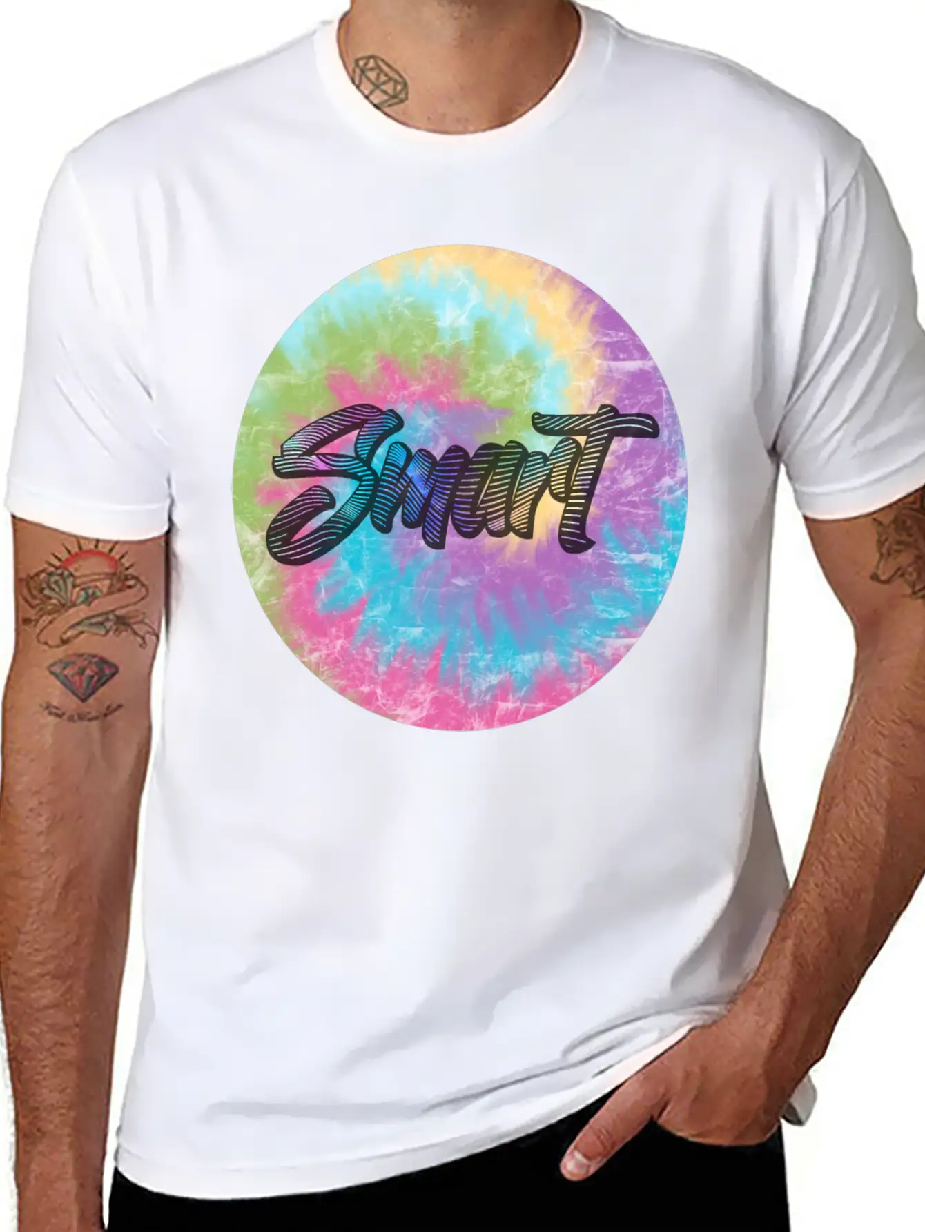 Smart In Round Pastel Colors Unisex Casual T-Shirt – Clean Design For Daily Comfort