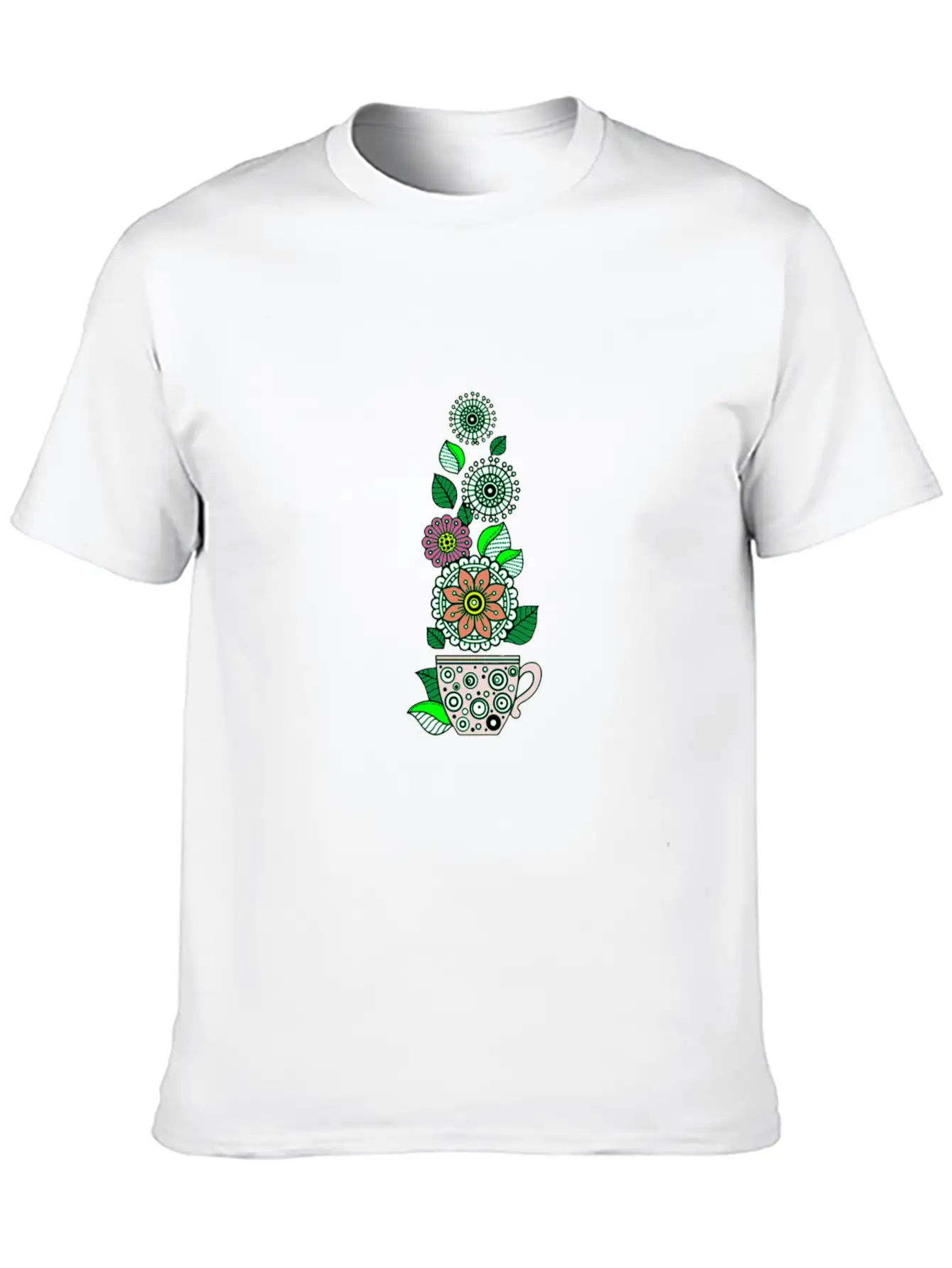 Smell The Aroma Lightweight Cotton T-Shirt – Daily Comfort Graphic Shirt