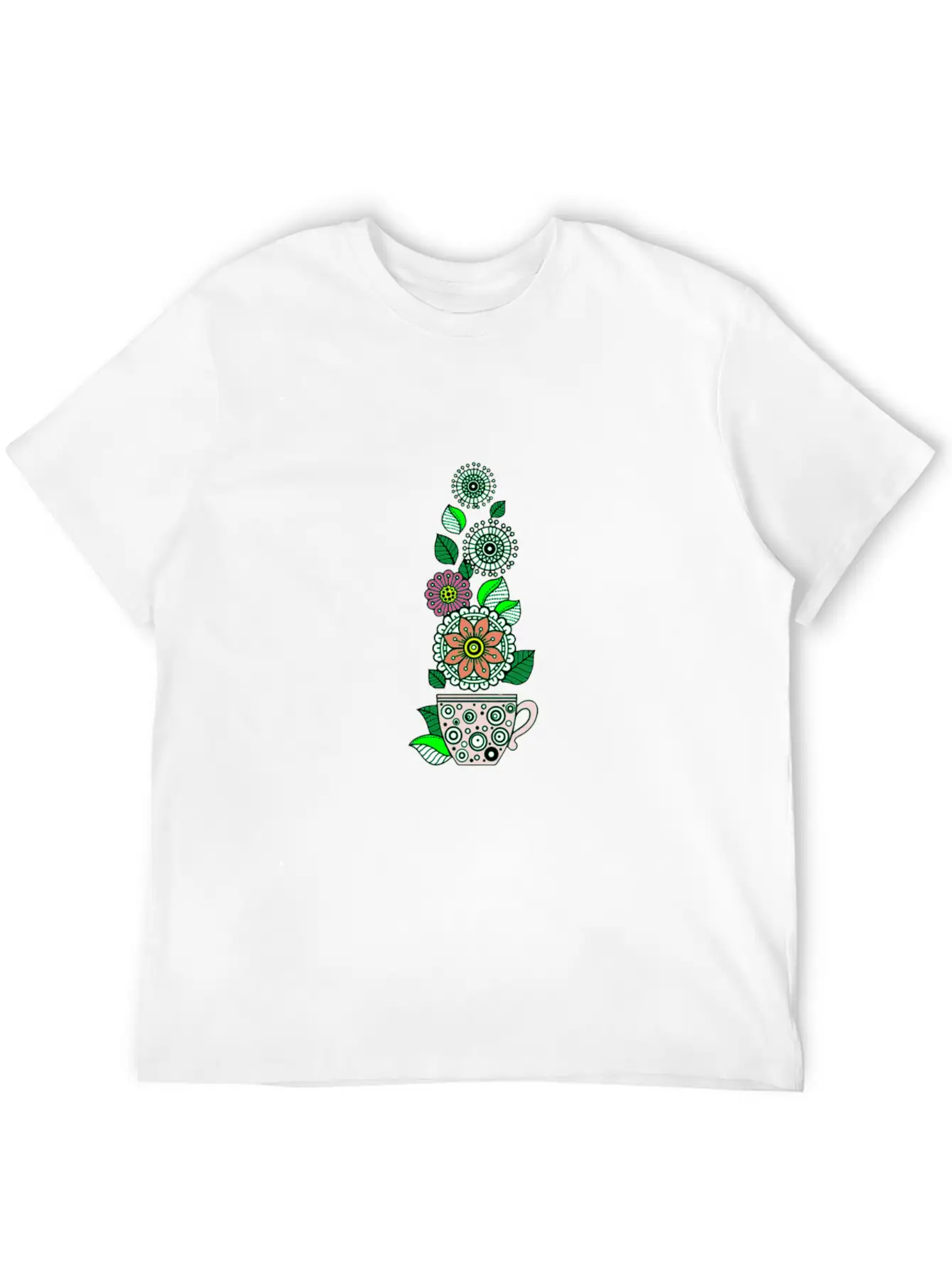 Smell The Aroma Lightweight Cotton T-Shirt – Daily Comfort Graphic Shirt