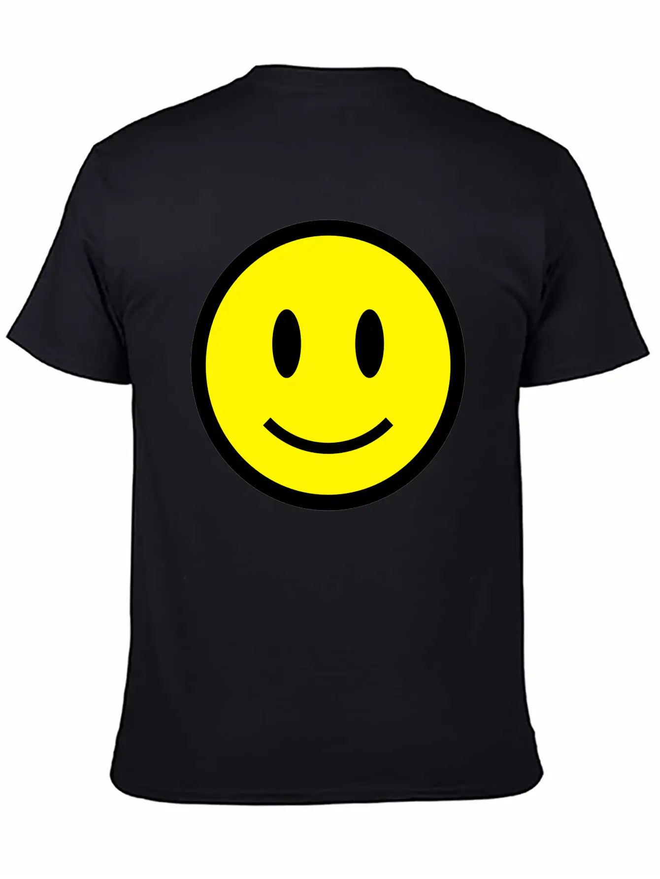Smiley Face Icon 2c Lightweight Cotton T-Shirt – Daily Comfort Graphic Shirt