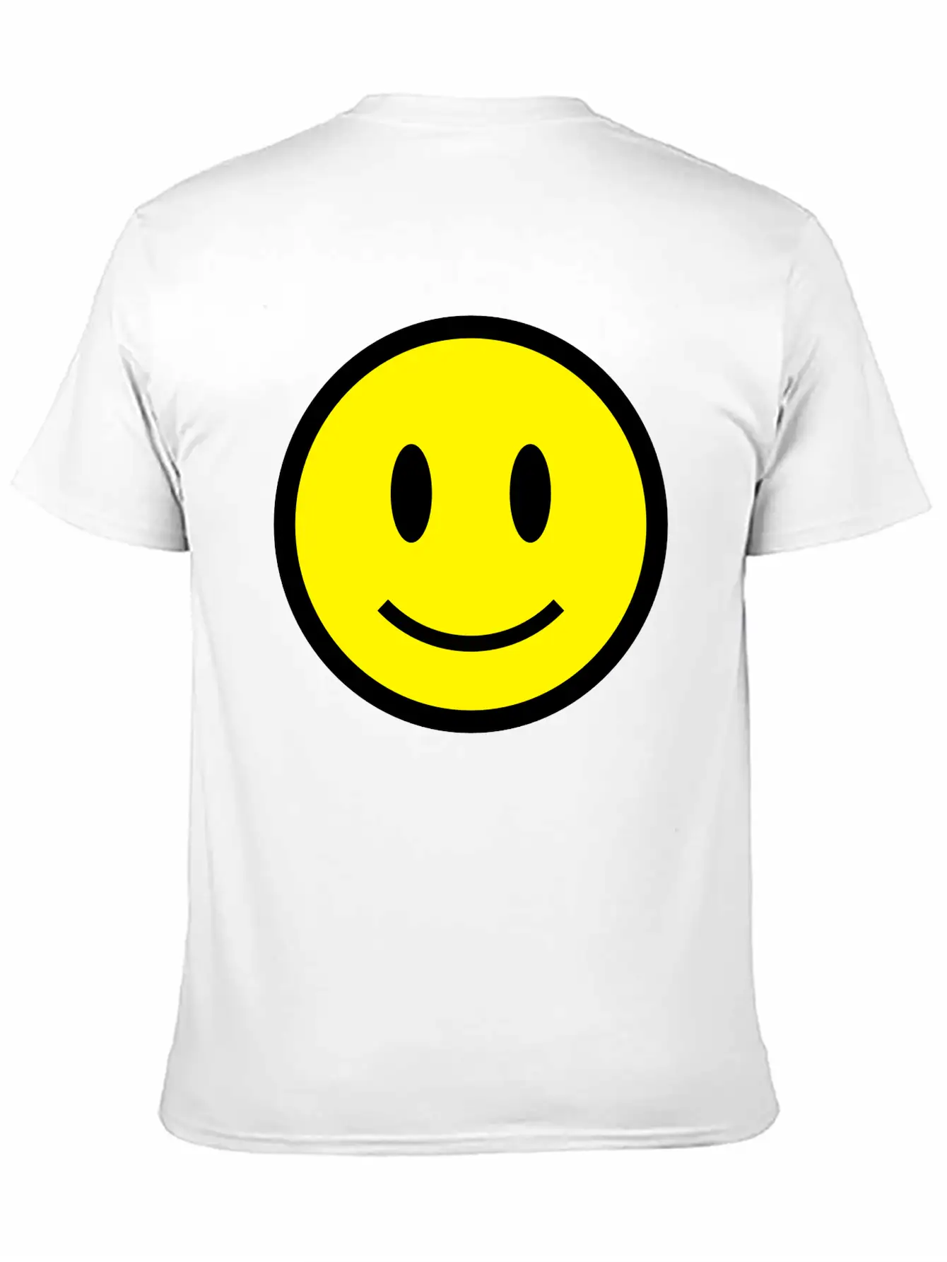 Smiley Face Icon 2c Lightweight Cotton T-Shirt – Daily Comfort Graphic Shirt