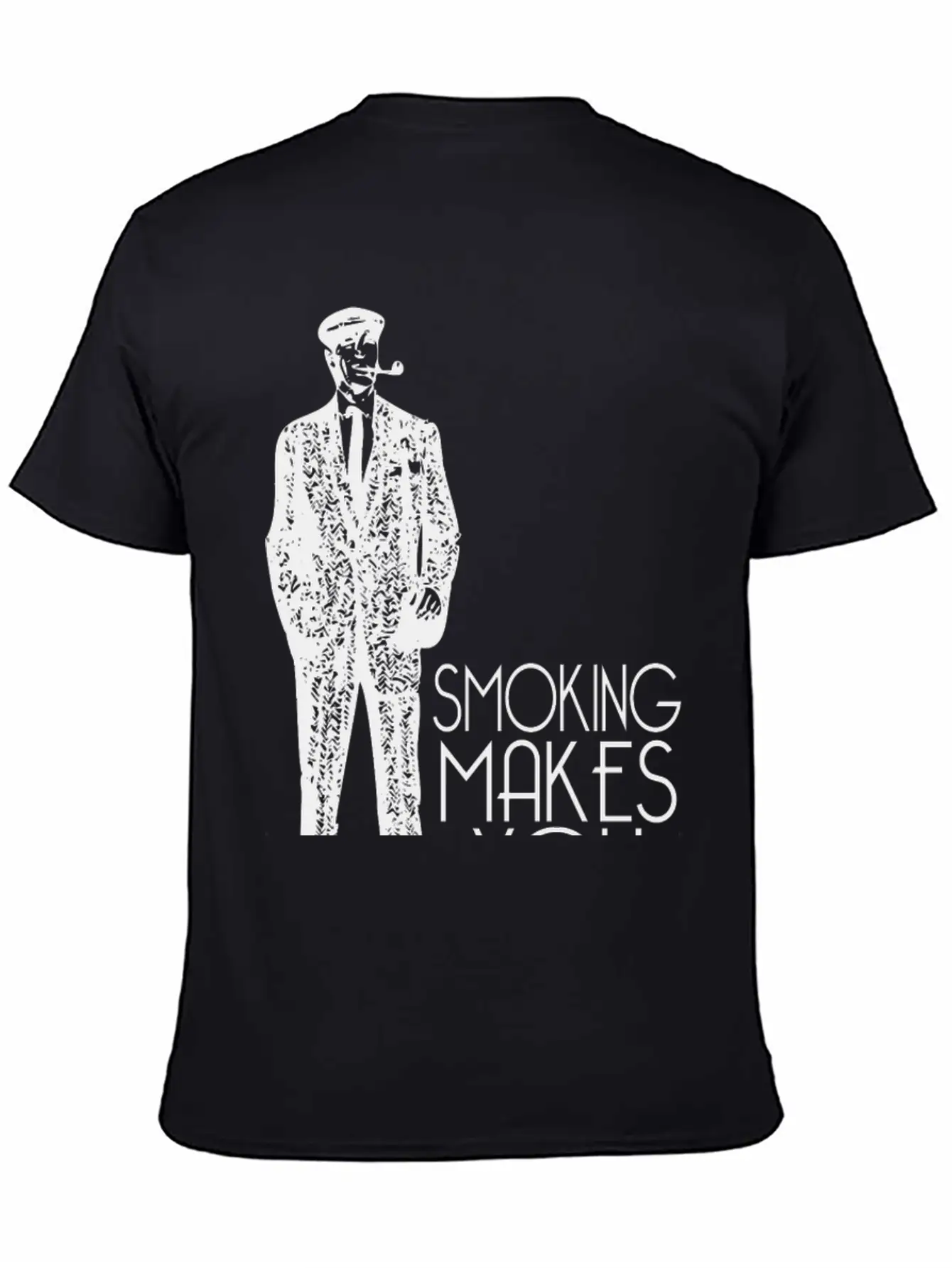 Smoking Makes You Tall Unisex Casual T-Shirt – Clean Design For Daily Comfort