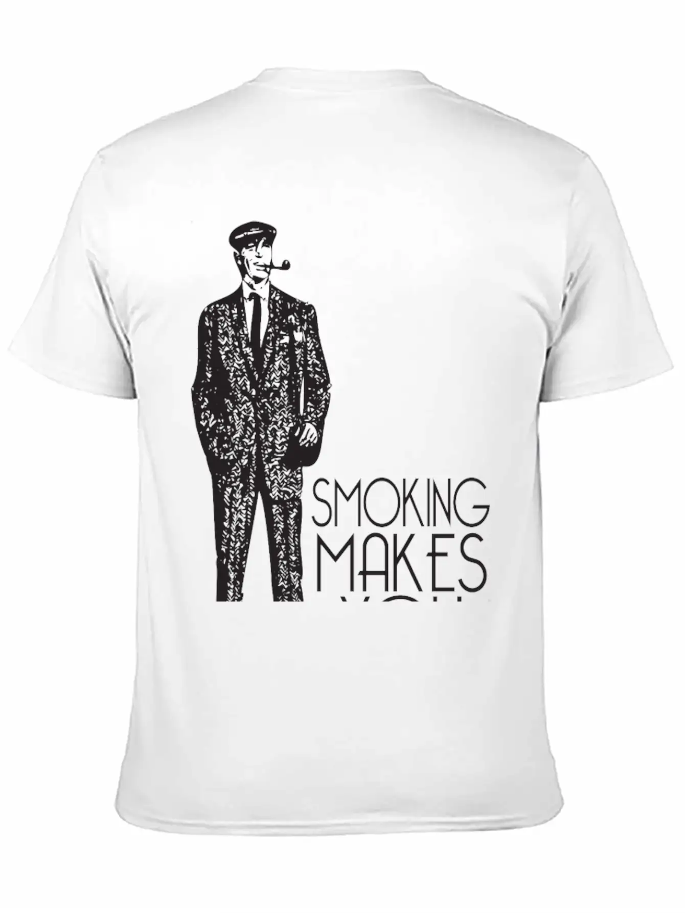 Smoking Makes You Tall Unisex Casual T-Shirt – Clean Design For Daily Comfort