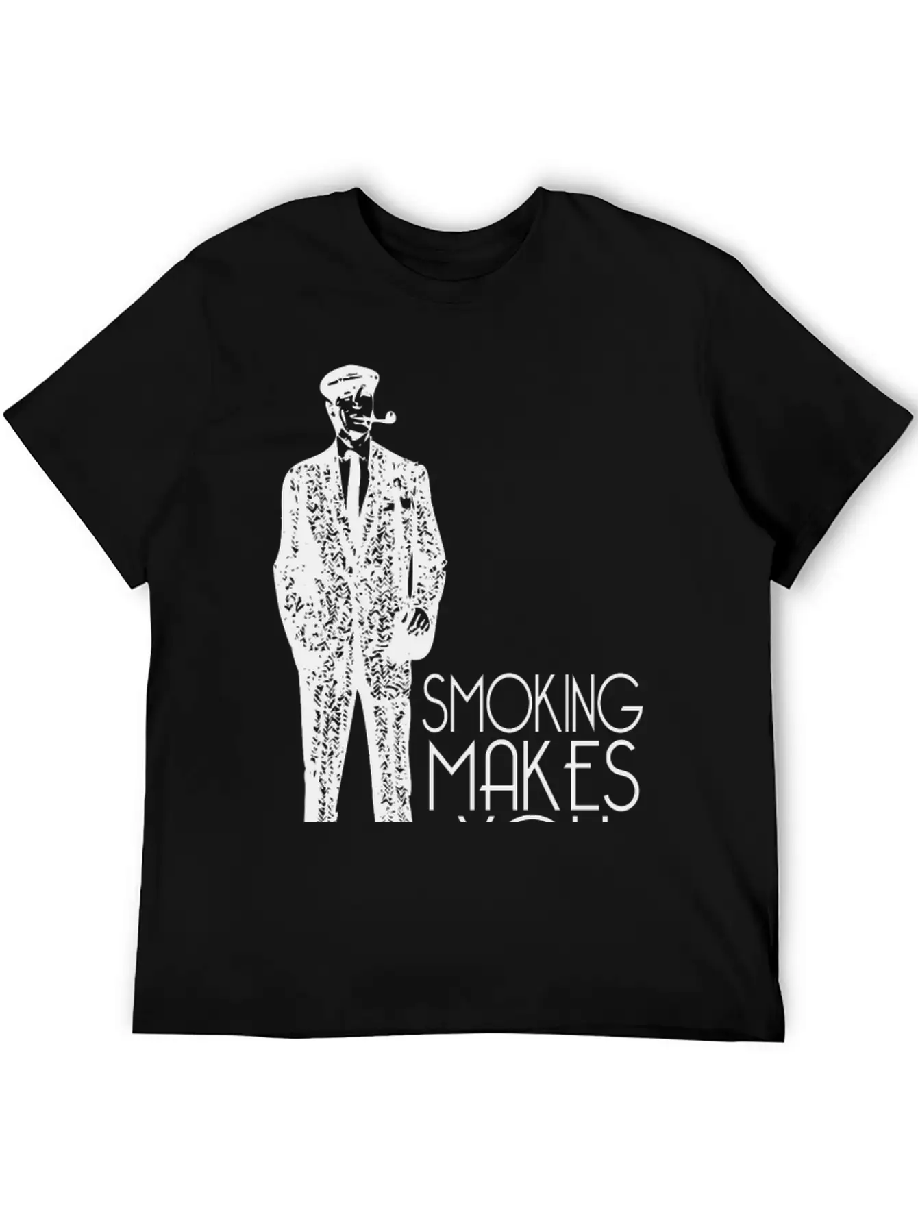 Smoking Makes You Tall Unisex Casual T-Shirt – Clean Design For Daily Comfort
