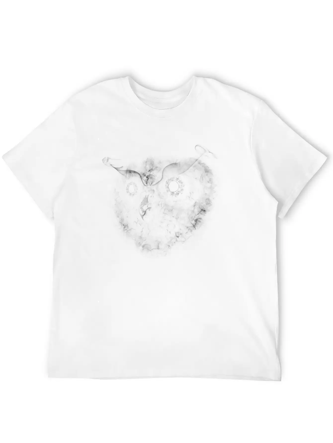Smoking Owl Black Lightweight Cotton T-Shirt – Daily Comfort Graphic Shirt