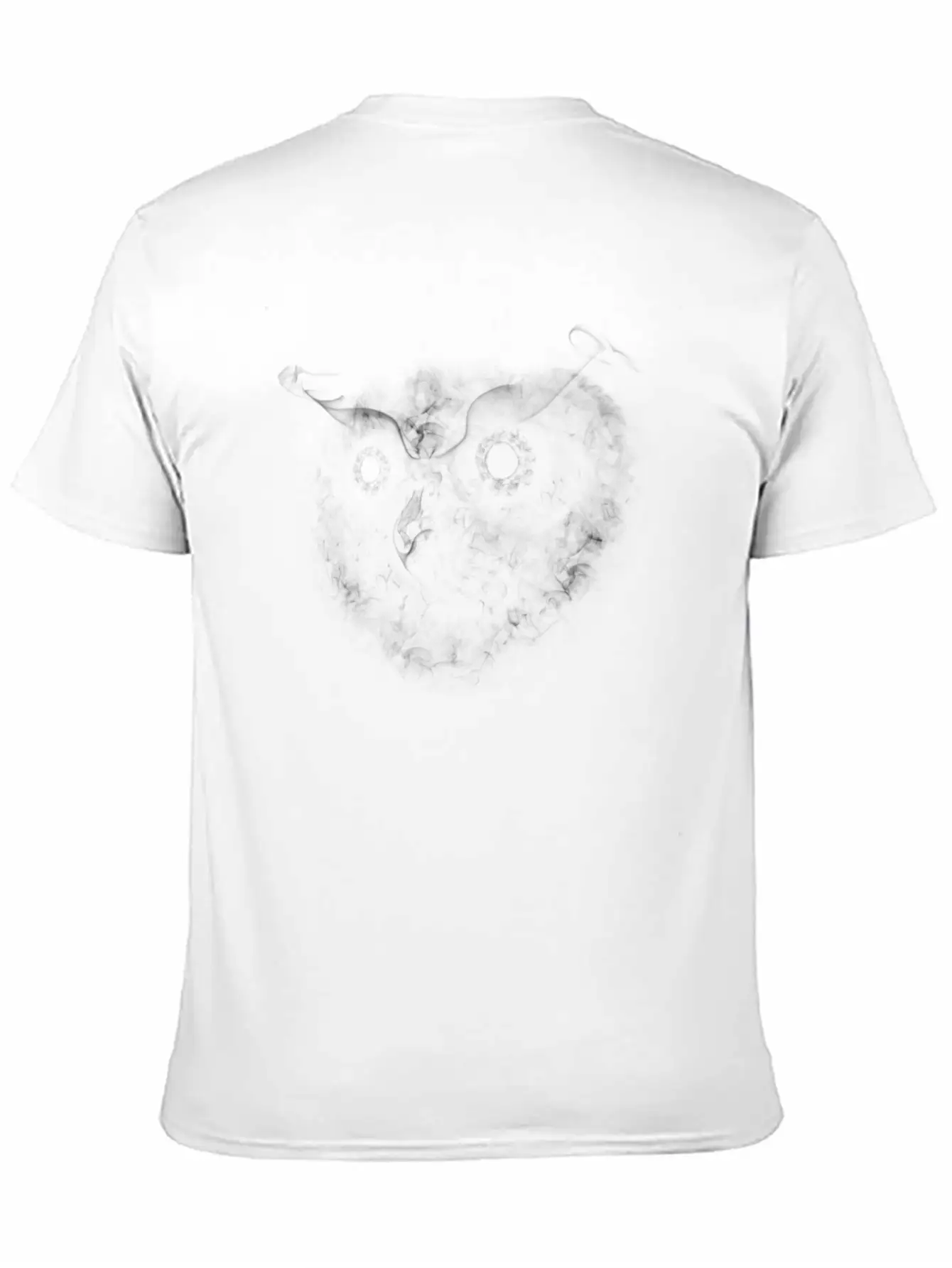 Smoking Owl Black Lightweight Cotton T-Shirt – Daily Comfort Graphic Shirt