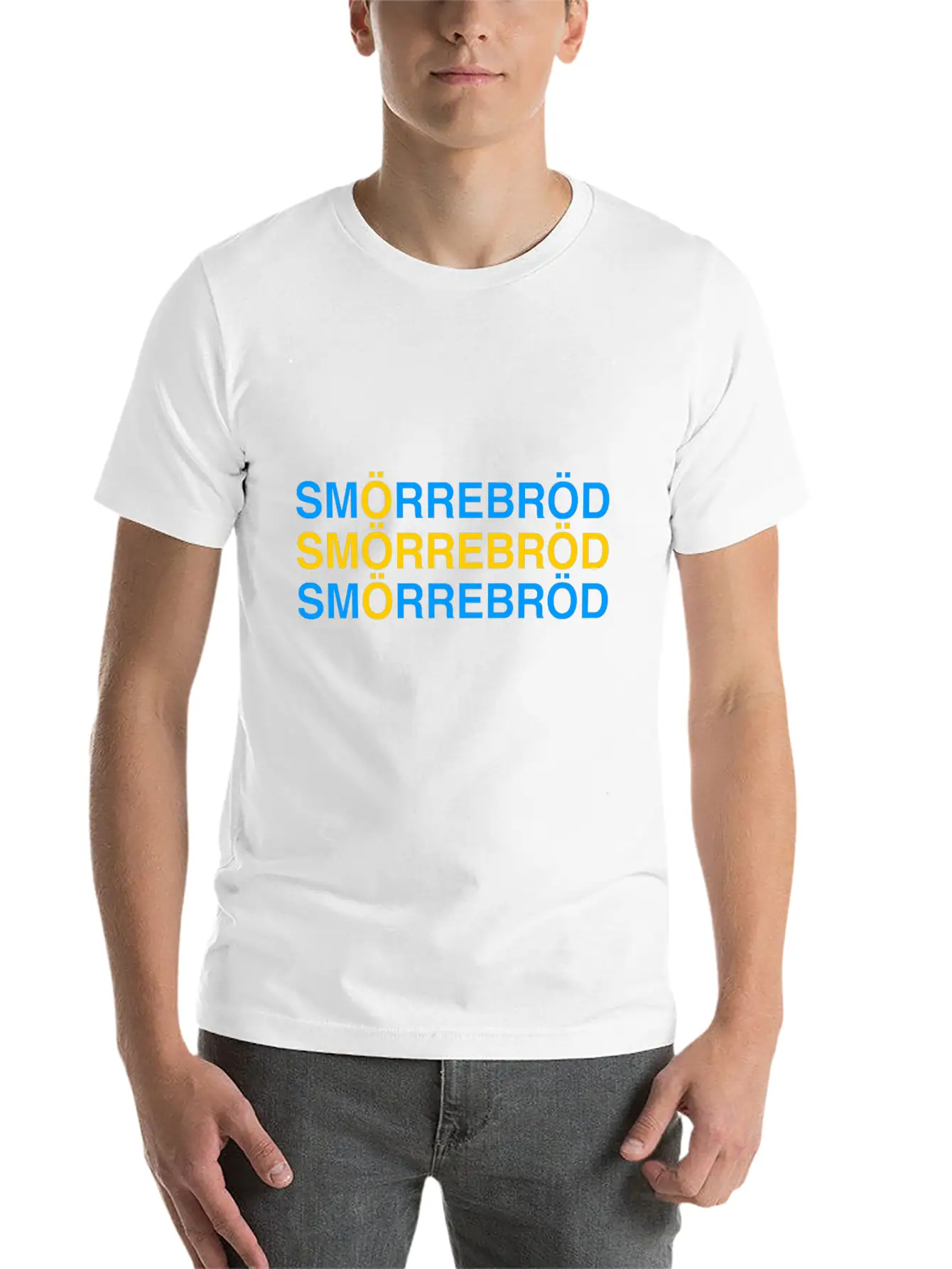 SMORREBROD Lightweight Cotton T-Shirt – Daily Comfort Graphic Shirt