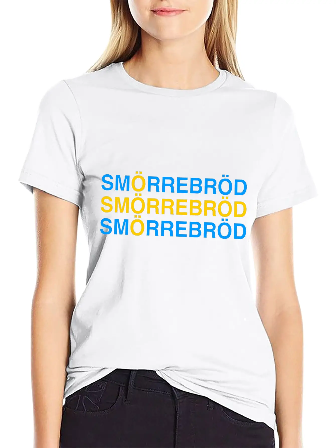 SMORREBROD Lightweight Cotton T-Shirt – Daily Comfort Graphic Shirt