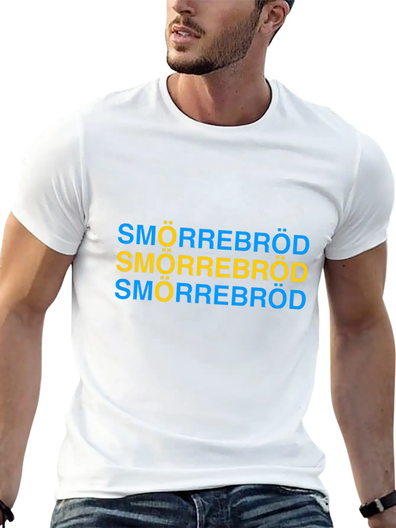 SMORREBROD Lightweight Cotton T-Shirt – Daily Comfort Graphic Shirt
