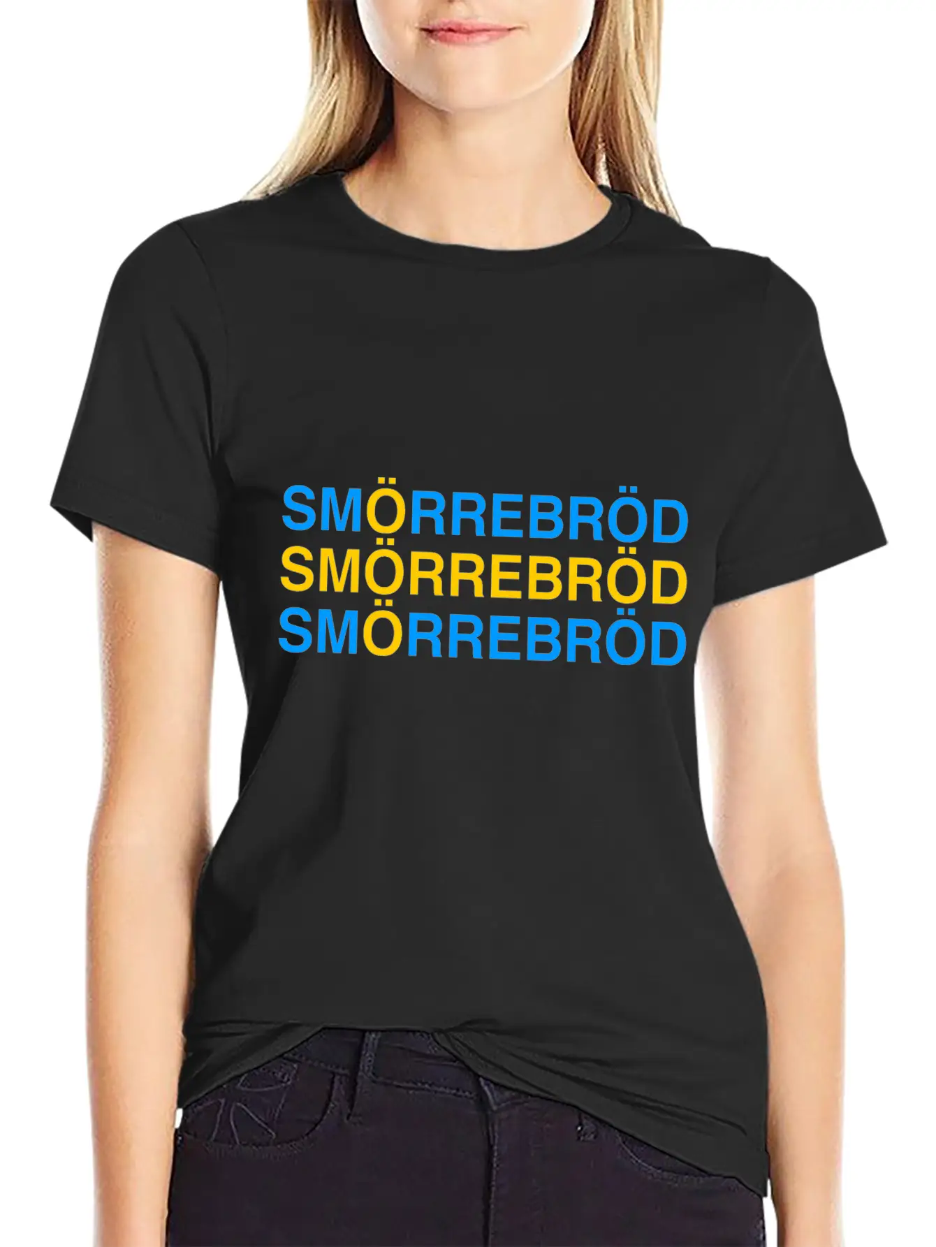 SMORREBROD Lightweight Cotton T-Shirt – Daily Comfort Graphic Shirt